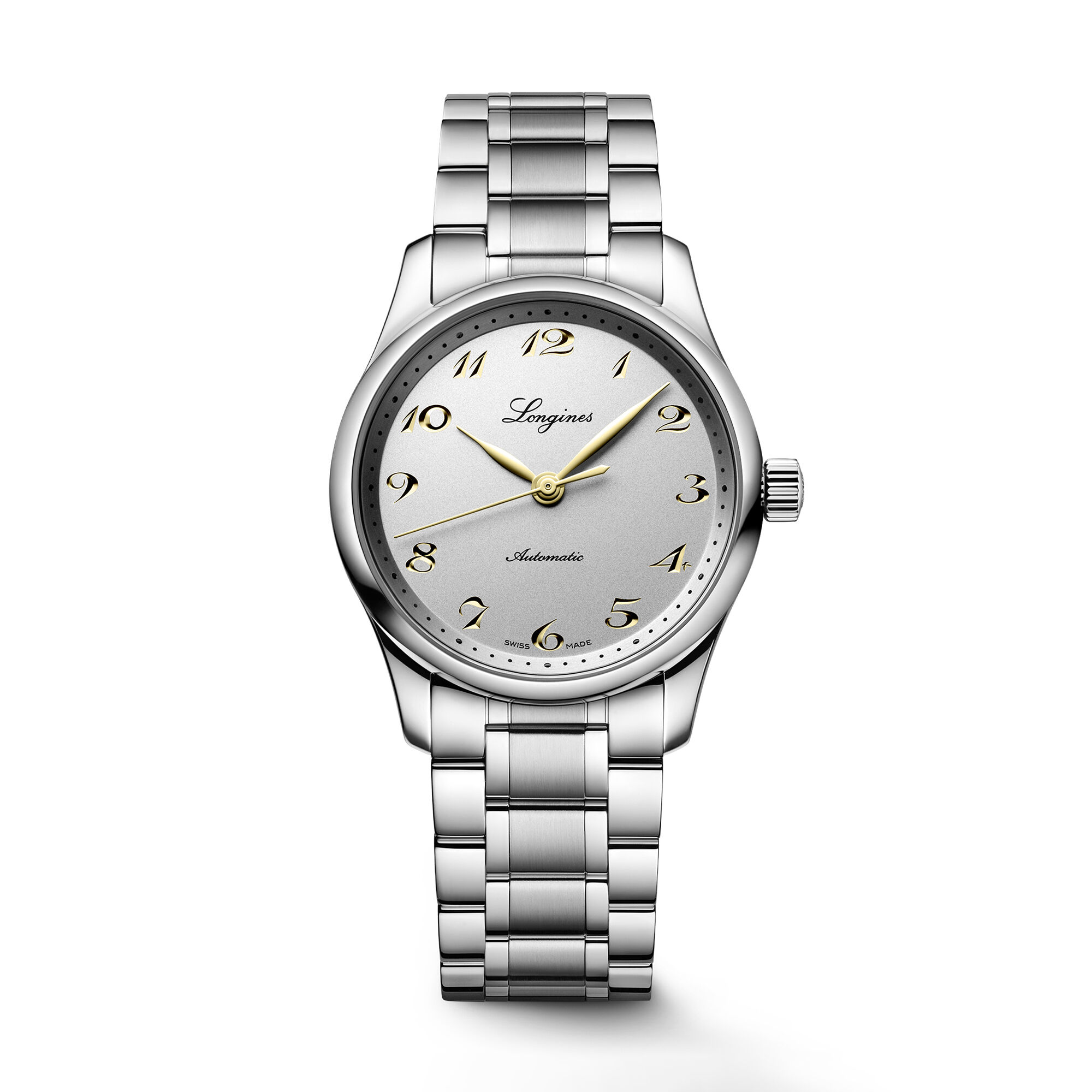 Longines Master Collection Silver Dial Watch, 34mm