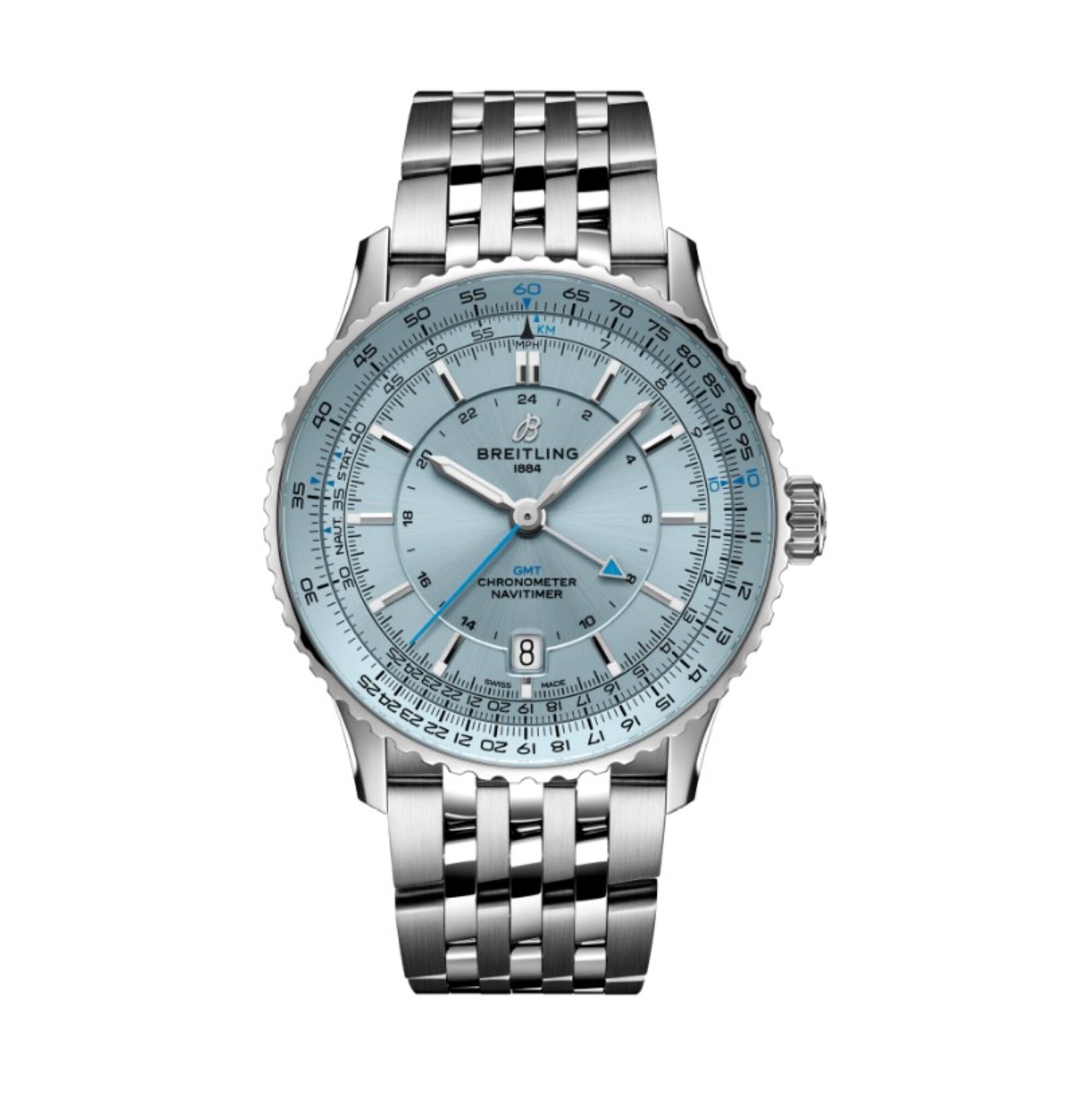 Breitling Navitimer Automatic Ice Blue Dial Watch, 41mm