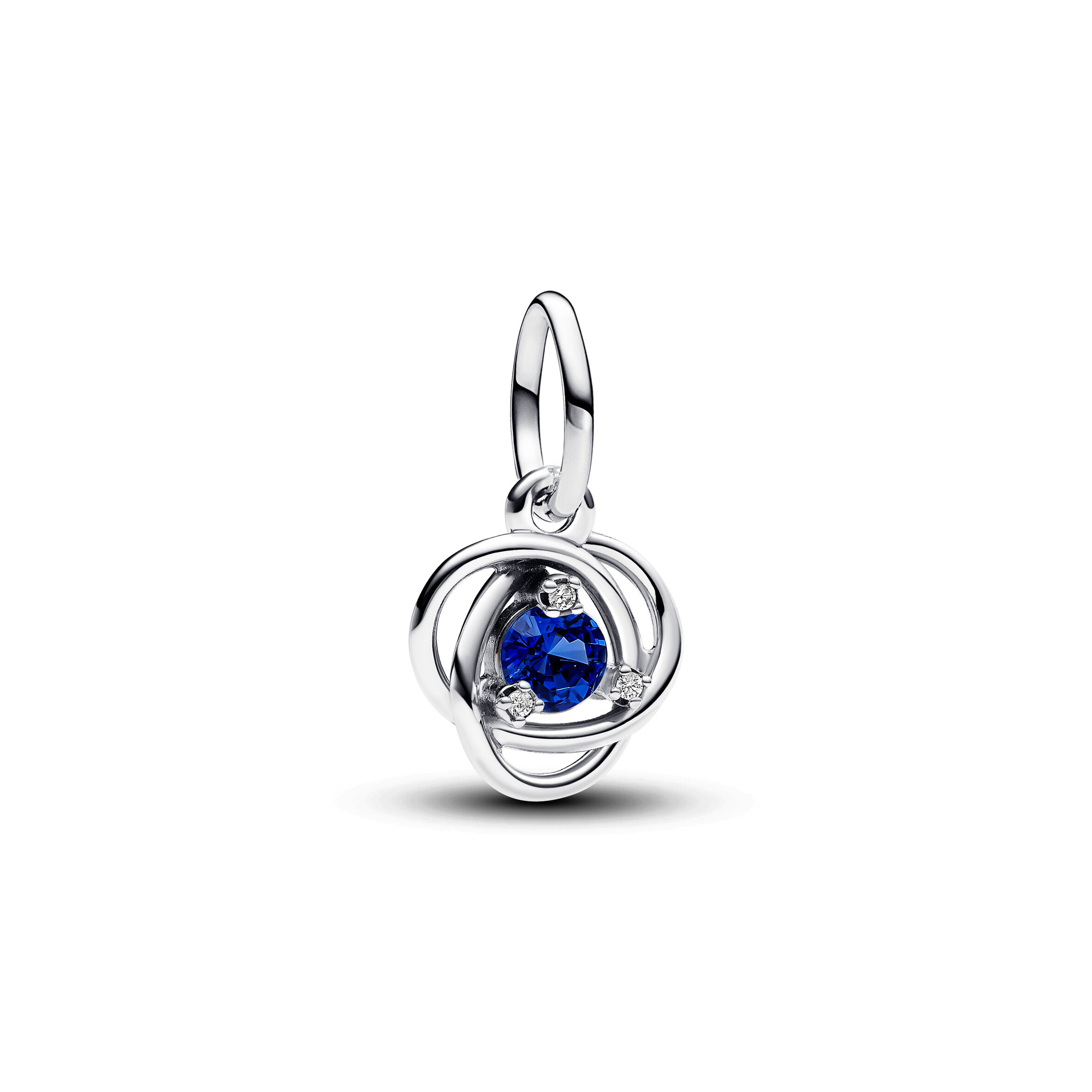 Pandora September Blue Eternity Circle Dangle Charm