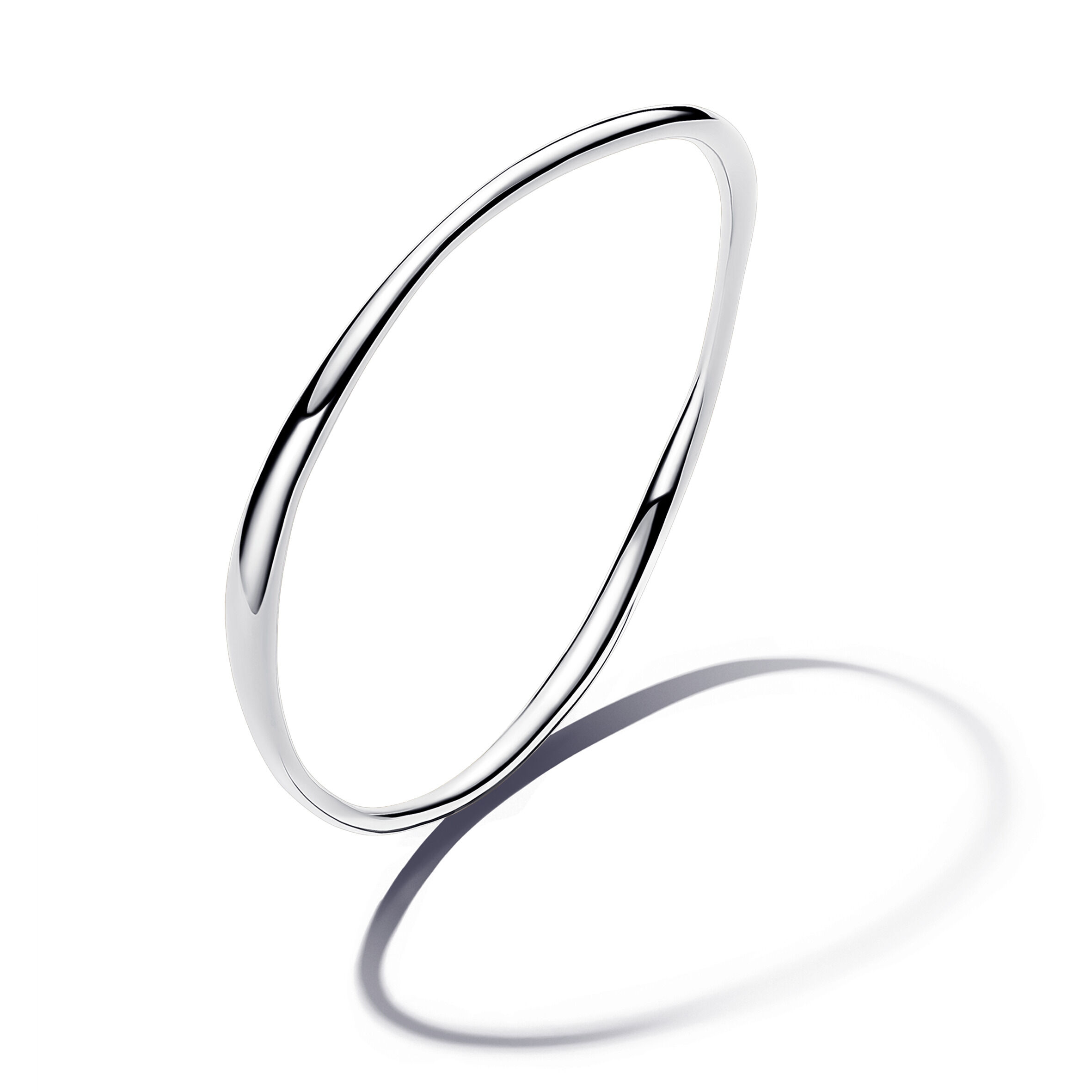ESSENCE Bangle Organically Shaped Sterling silver