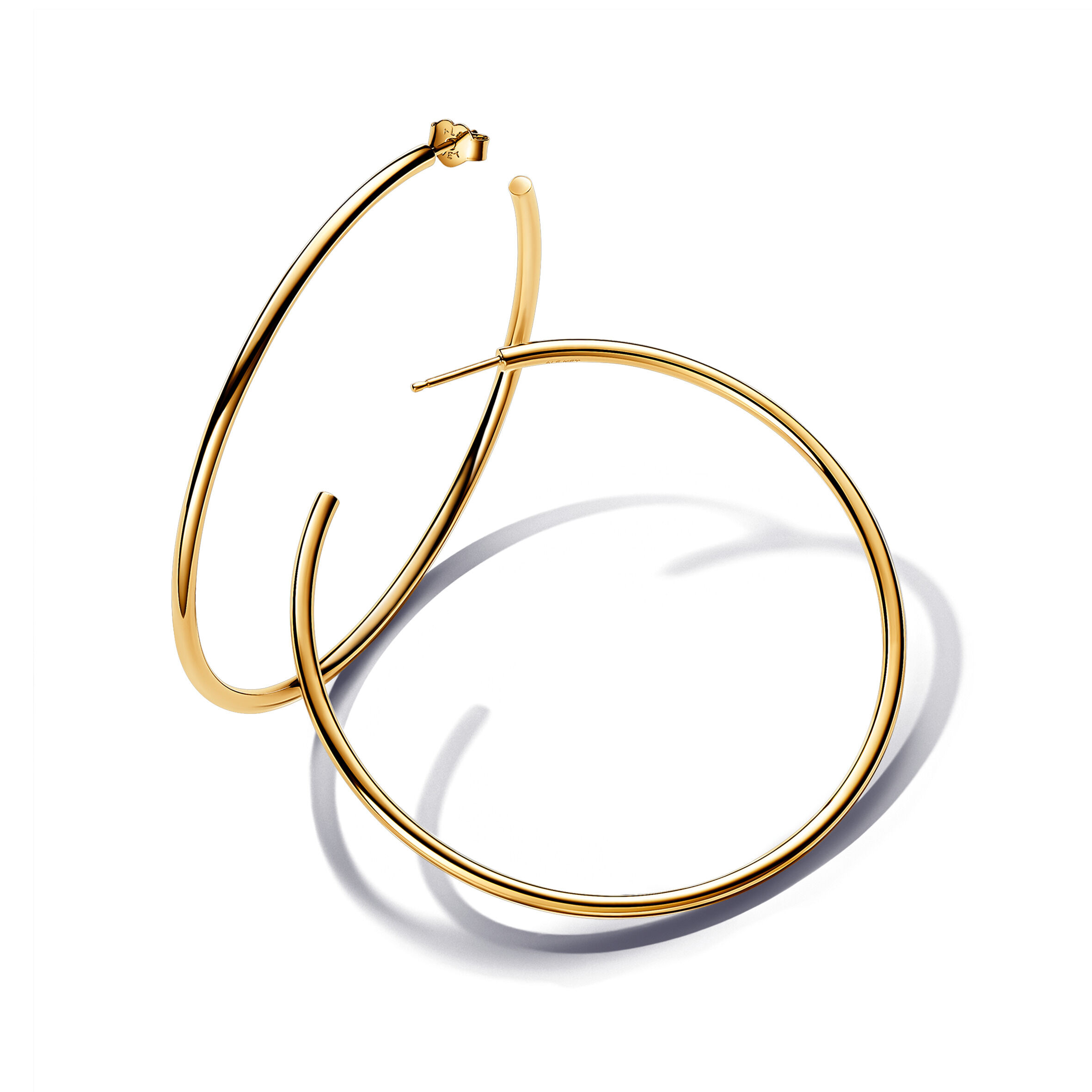 Pandora Essence 65MM Hoops 14k Gold-plated earrings