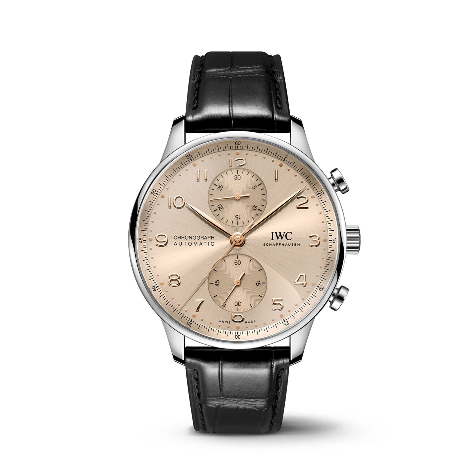 IWC Portugieser Chronograph Beige Dial Watch, 41mm