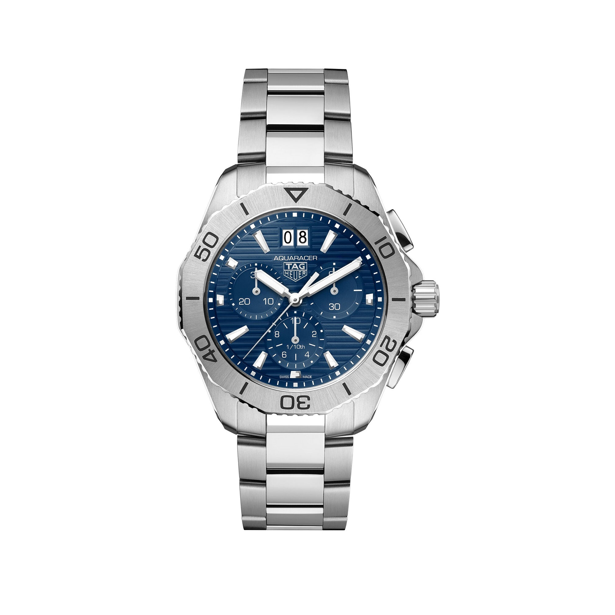 TAG Heuer Aquaracer Professional 200 Chronograph Blue Dial, 40mm