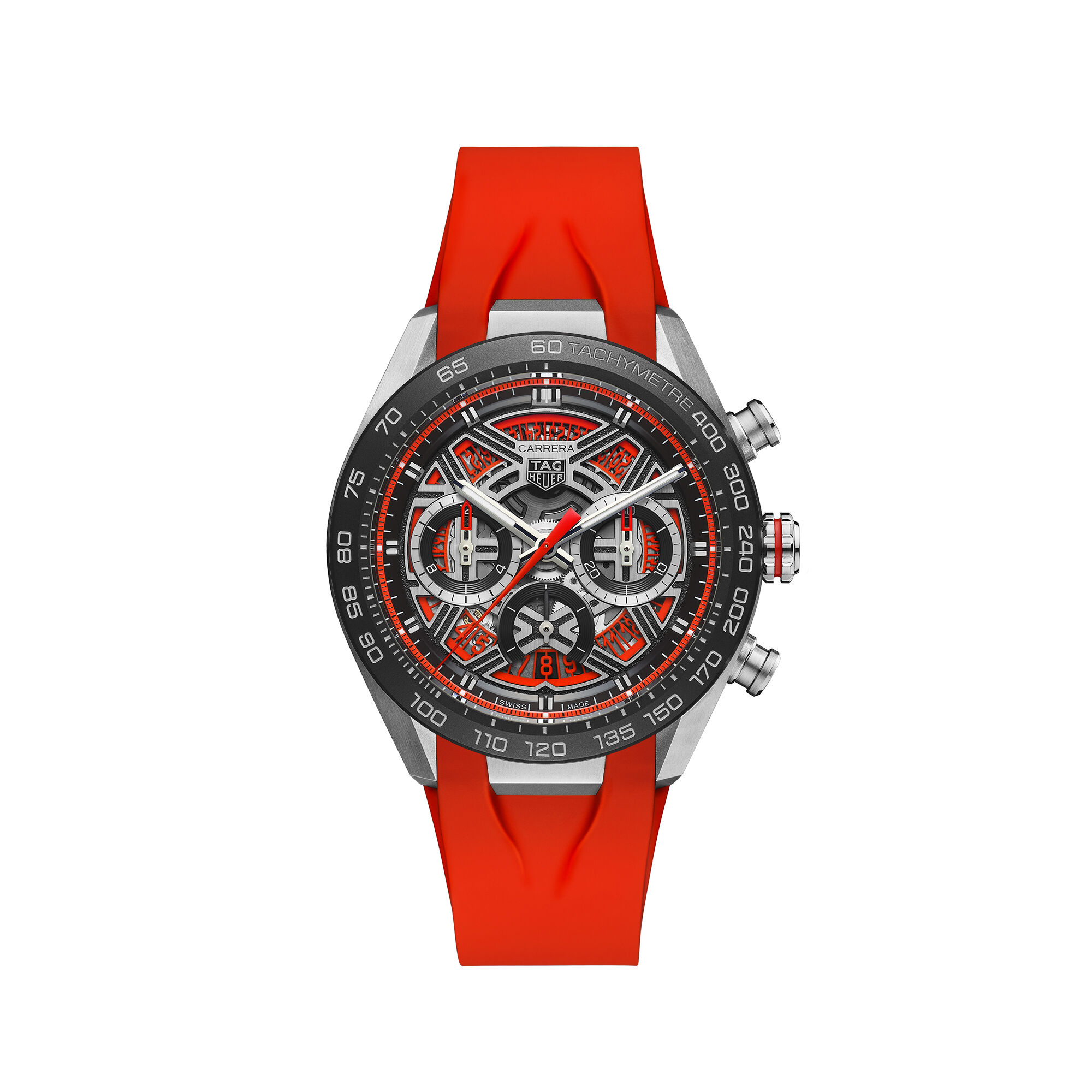 TAG Heuer Carrera Chronograph Extreme Sport Red Dial, 44mm
