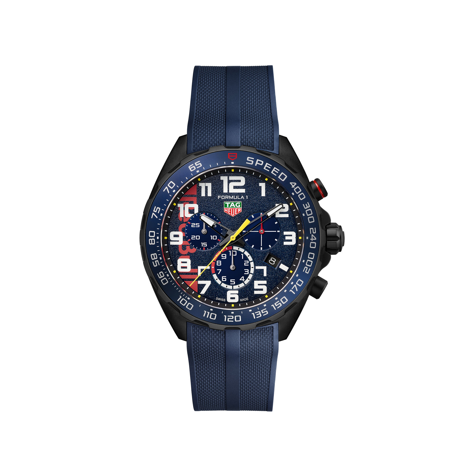 TAG Heuer Formula 1 Chronograph X Oracle Red Bull Racing Blue Dial Watch, 43mm