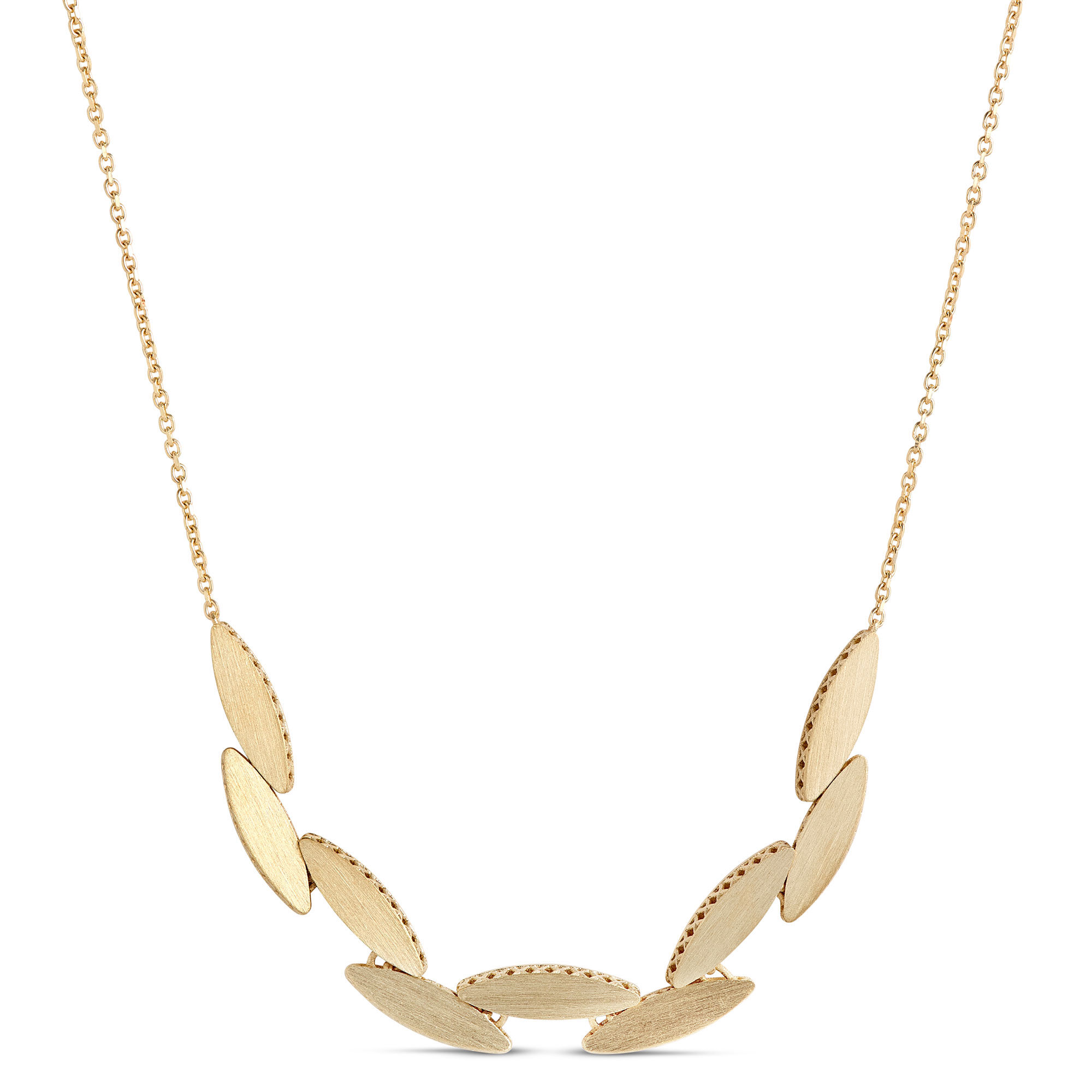 Toscano Textured Pendant, 14K Yellow Gold