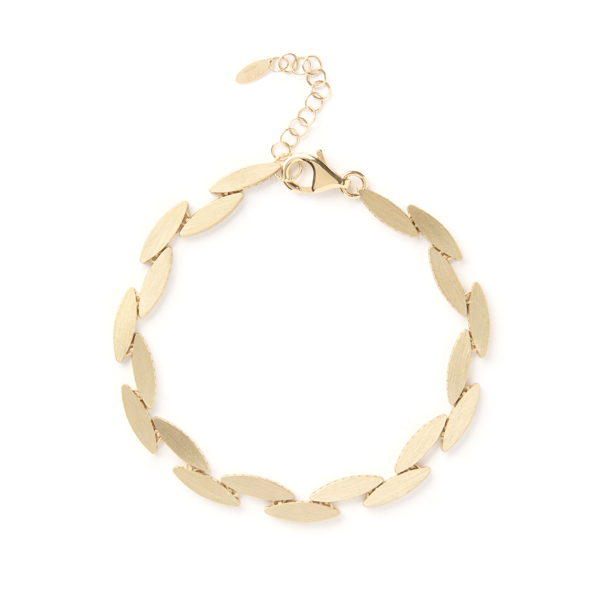 Toscano Overlapping Marquise Shapes, 14K Yellow Gold