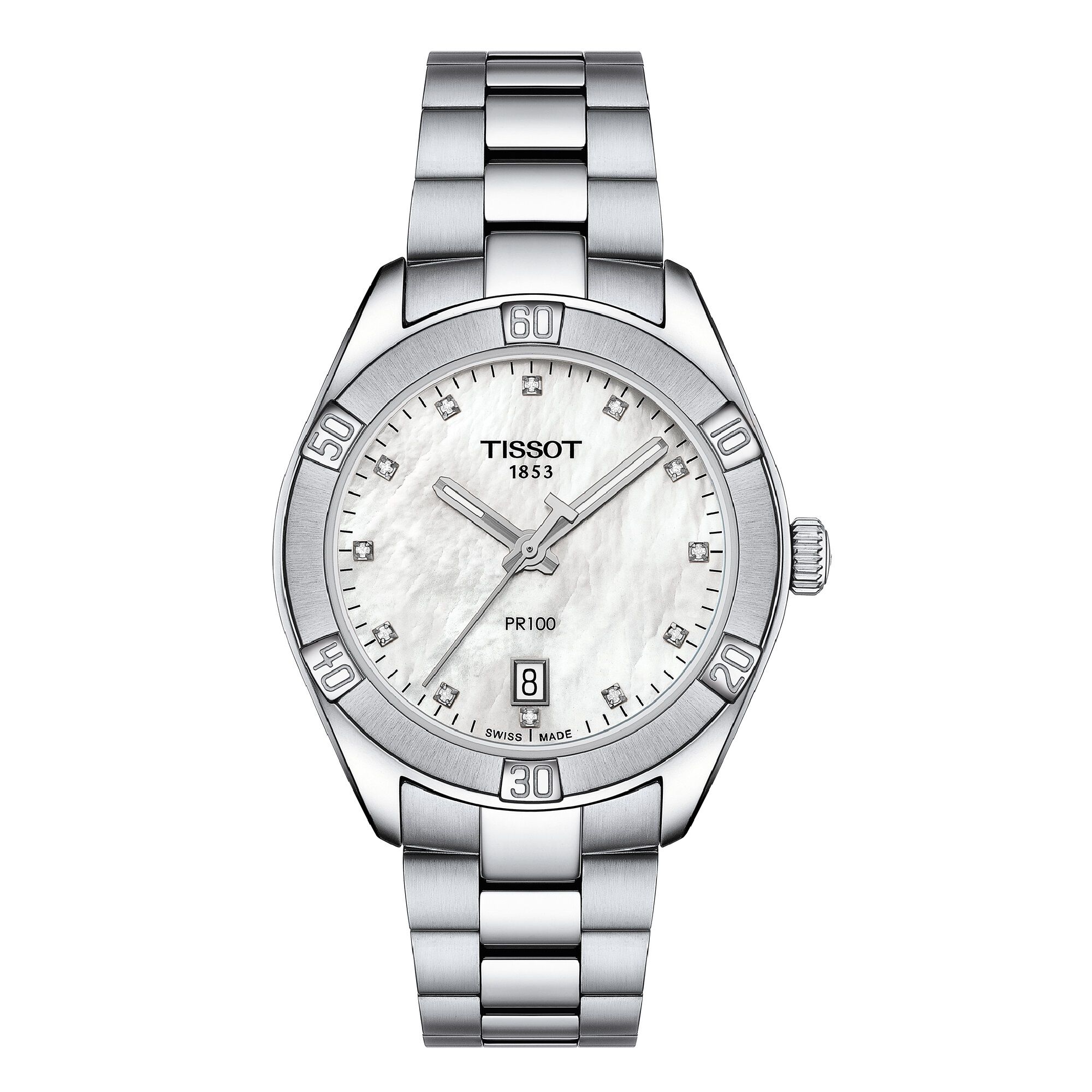 TISSOT PR 100 Sport Chic White Dial, 36mm