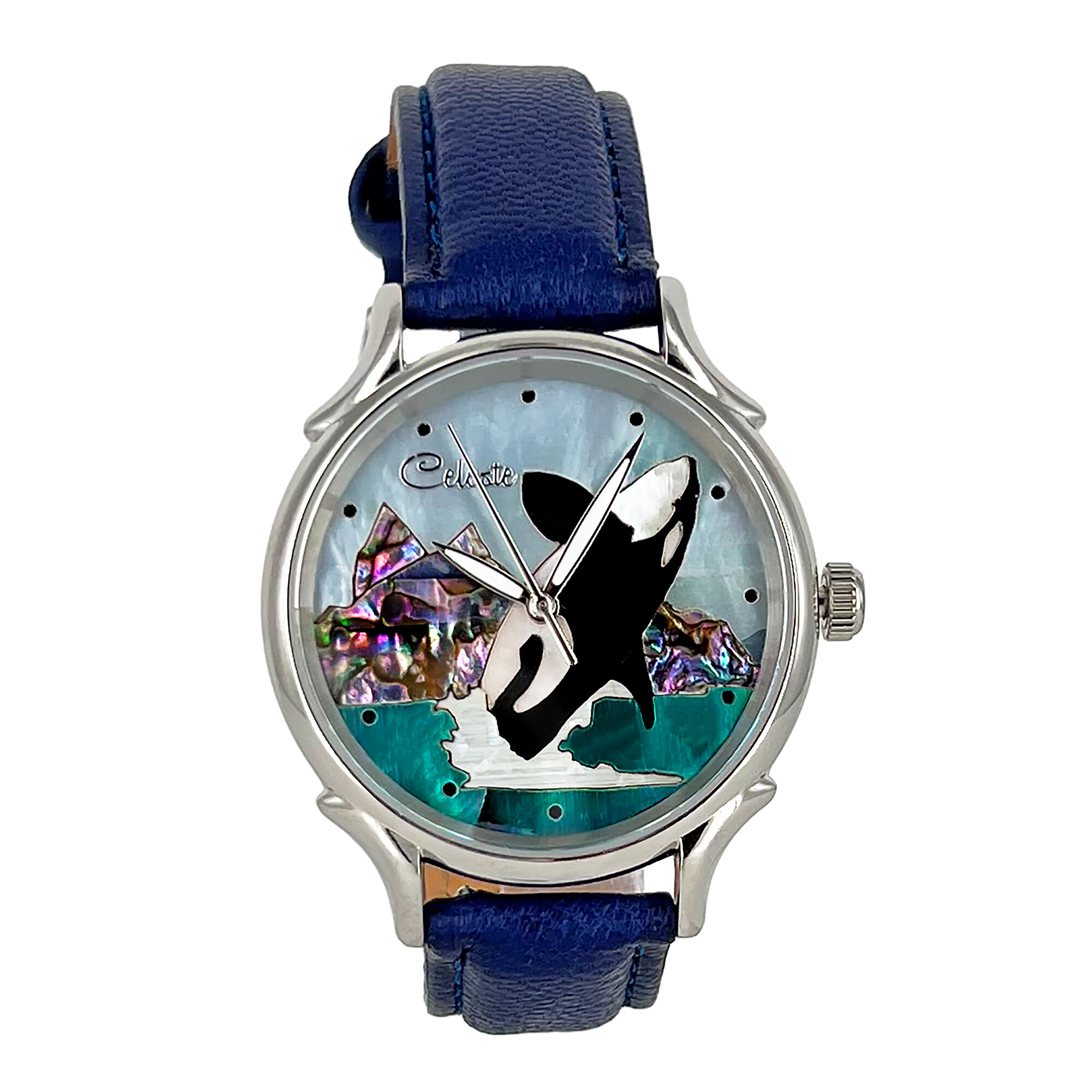 Celeste Orca Multicolored Dial Watch, 35mm