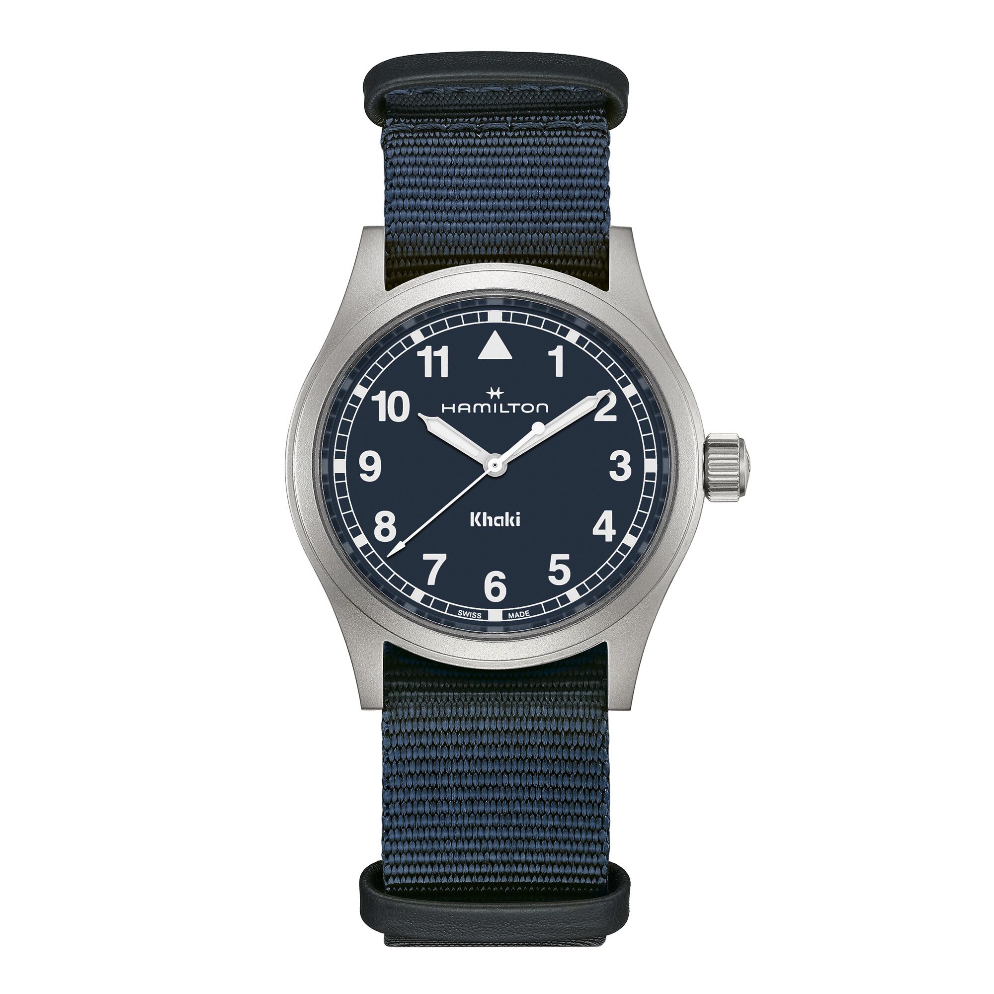 Hamilton Khaki Field Quartz Watch Blue Dial, 38mm