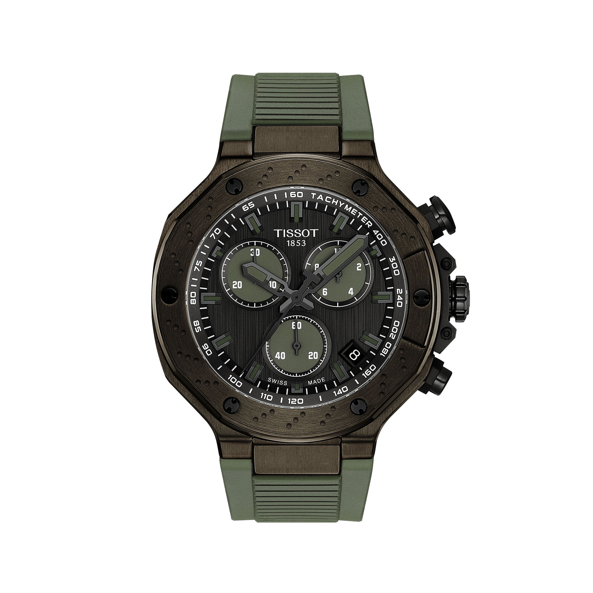 TISSOT T-Race Quartz Chronograph Dark Gray Dial Watch, 45mm