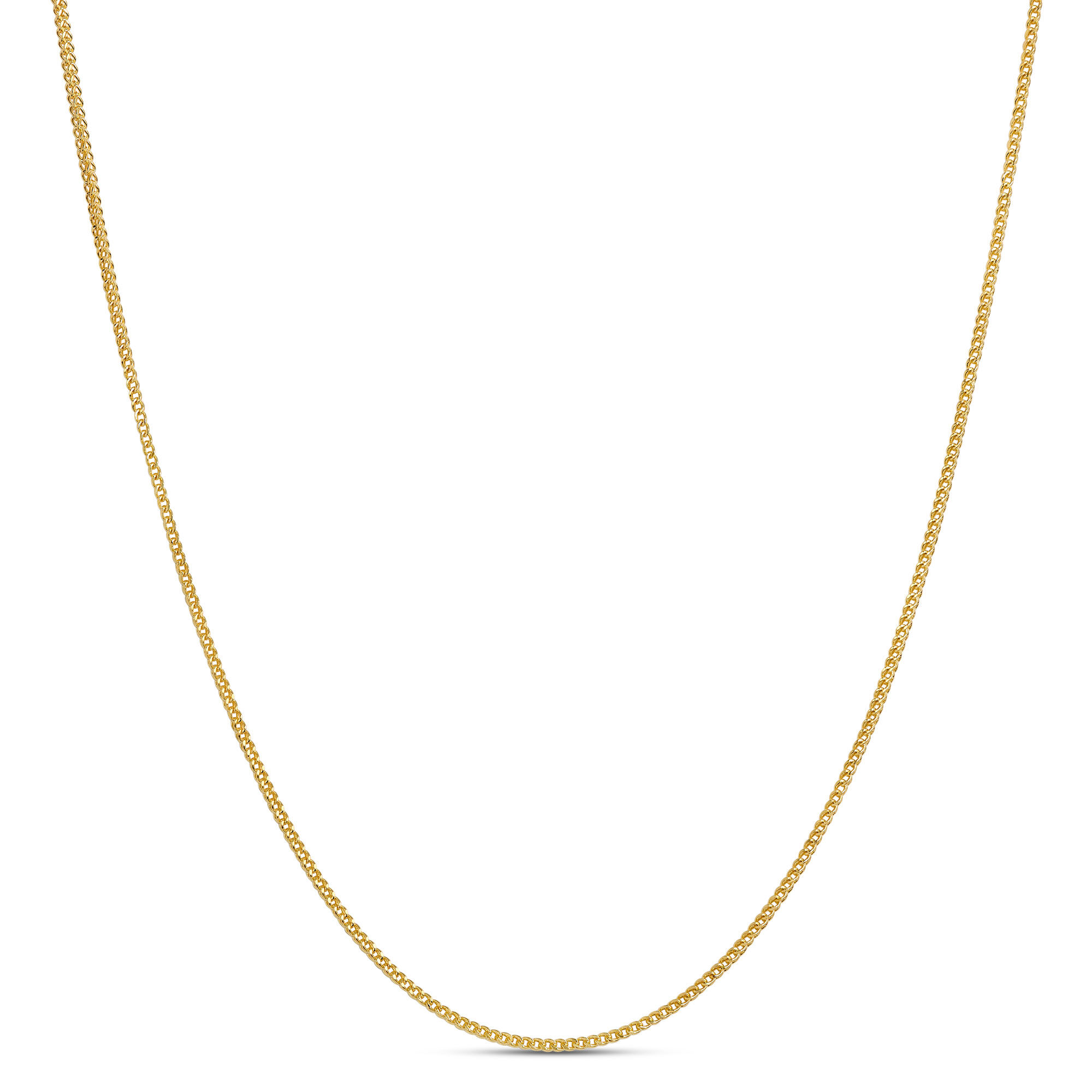 Toscano 24 Inch Franco Link Necklace, 14k Yellow Gold