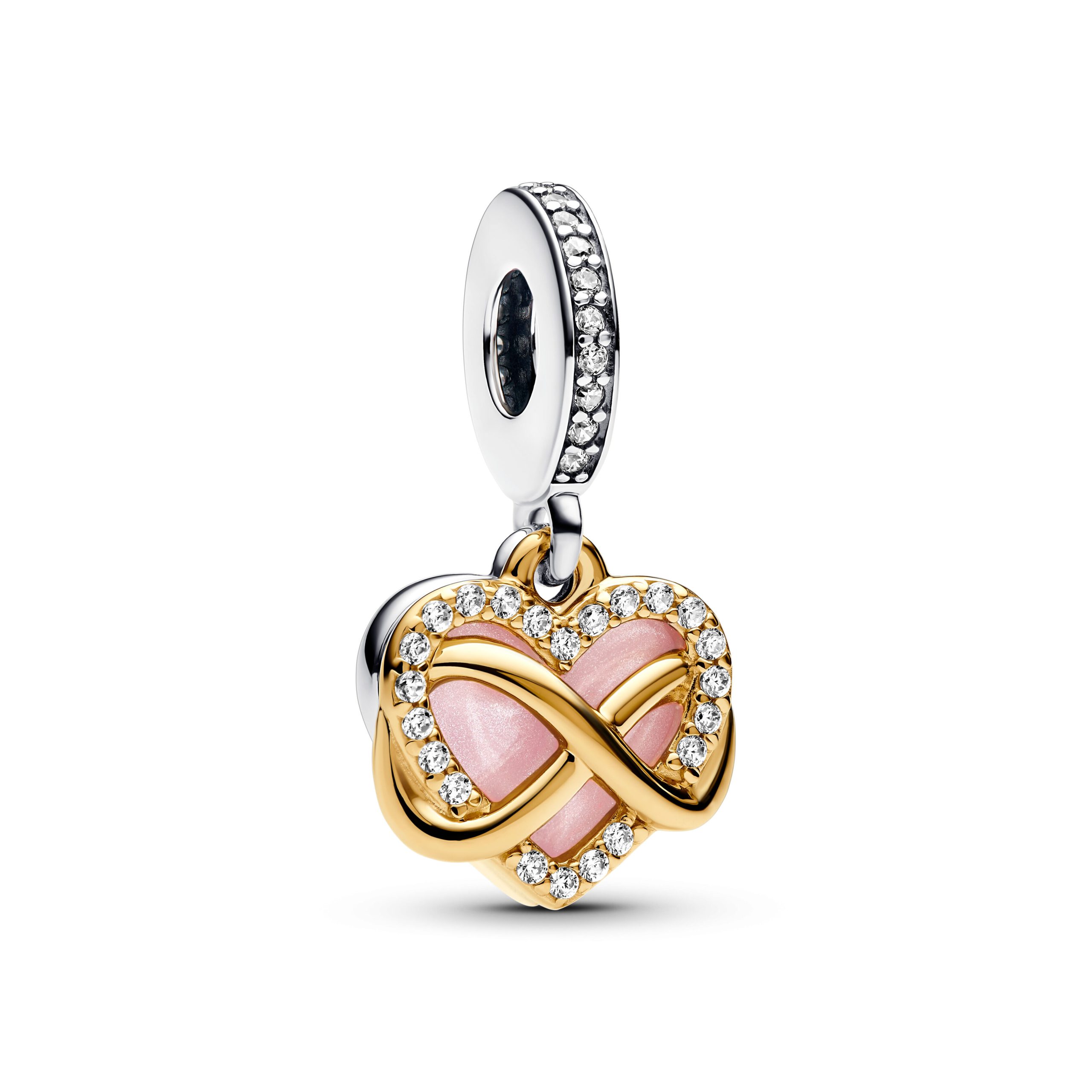 Pandora Sparkling Infinity Heart Dangle Charm