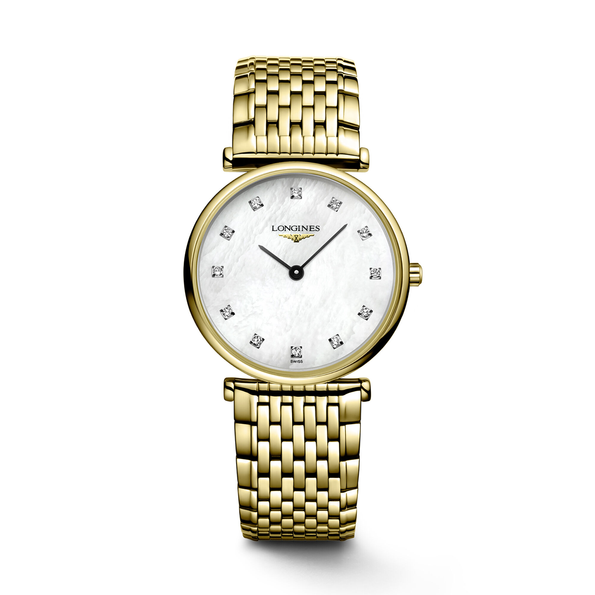 Longines La Grande Classique White Mother of Pearl Dial Watch, 29mm
