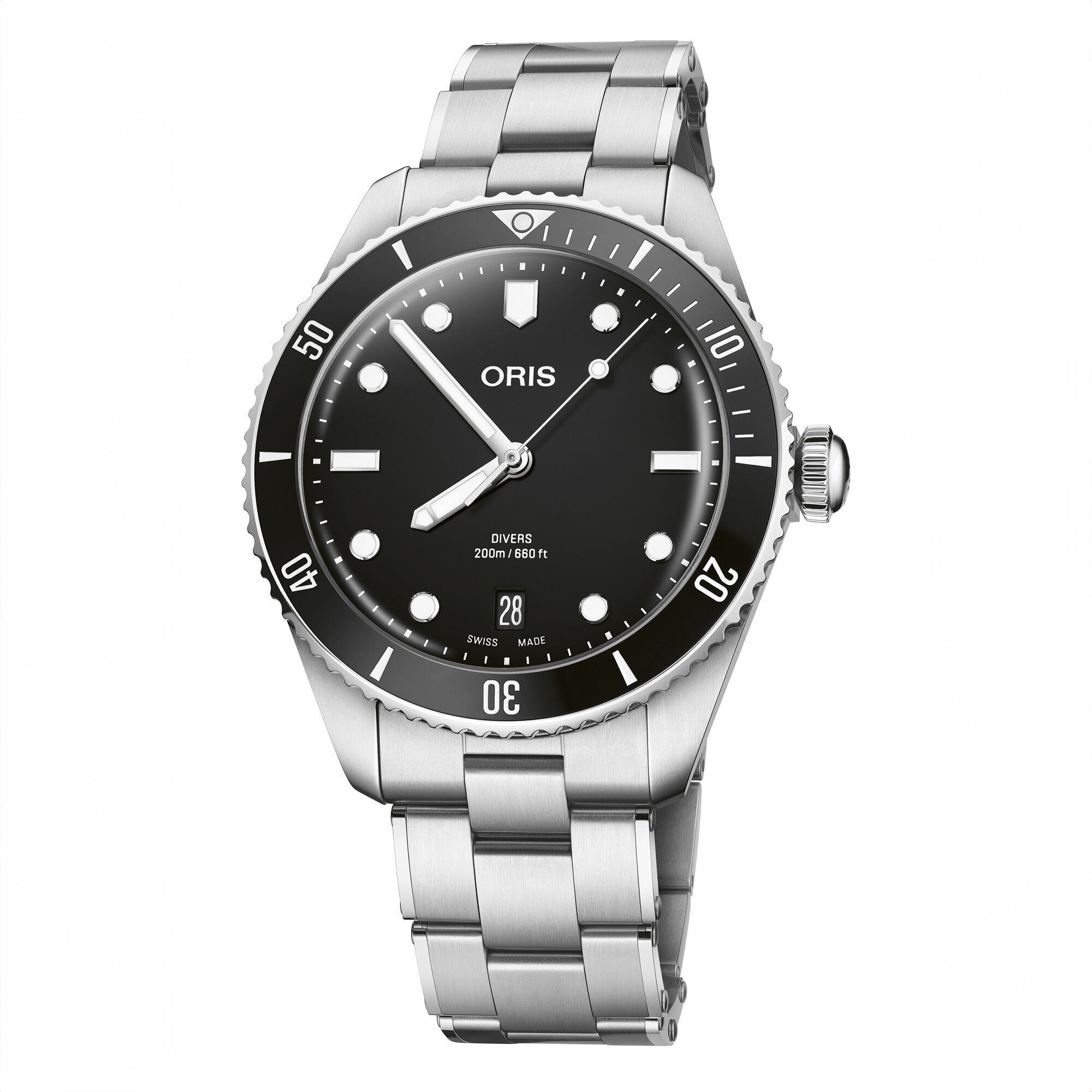 Oris Divers Date Black Dial, 39 mm