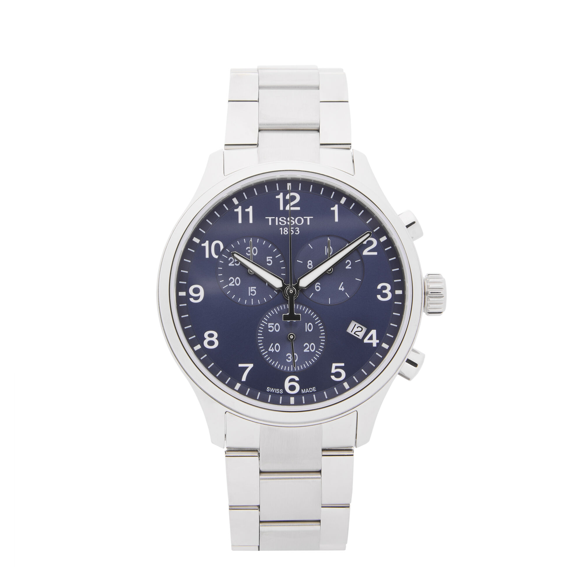 Pre-Owned Tissot Chrono XL Classic Blue Dial Watch, 45mm