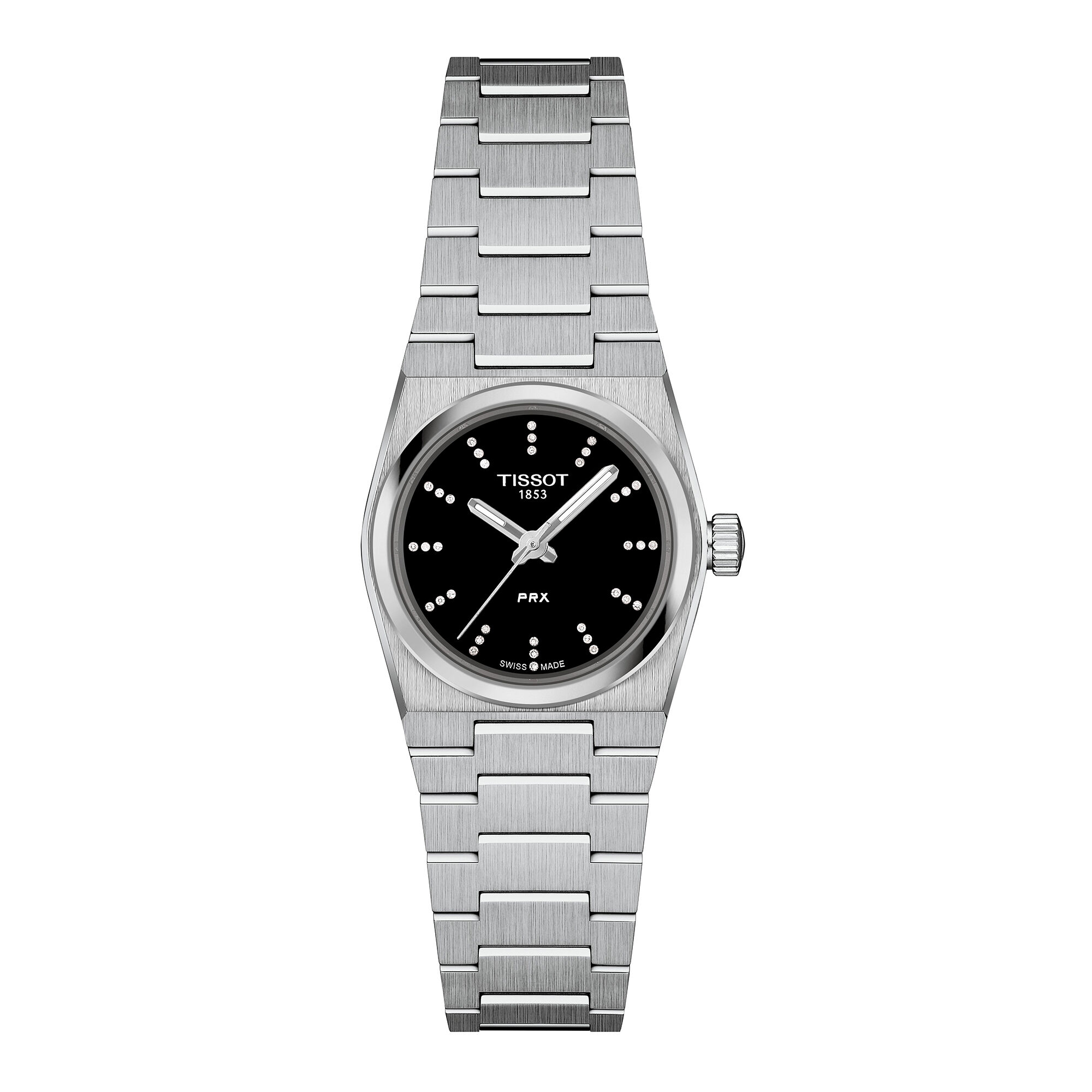TISSOT PRX Black Dial Watch, 25mm