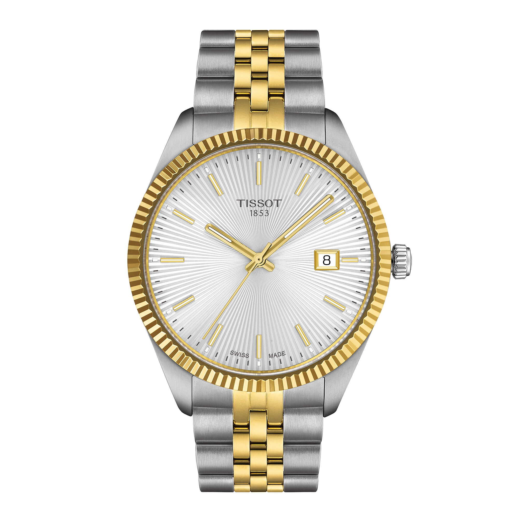 TISSOT Ballade Silver Dial Watch, 40mm