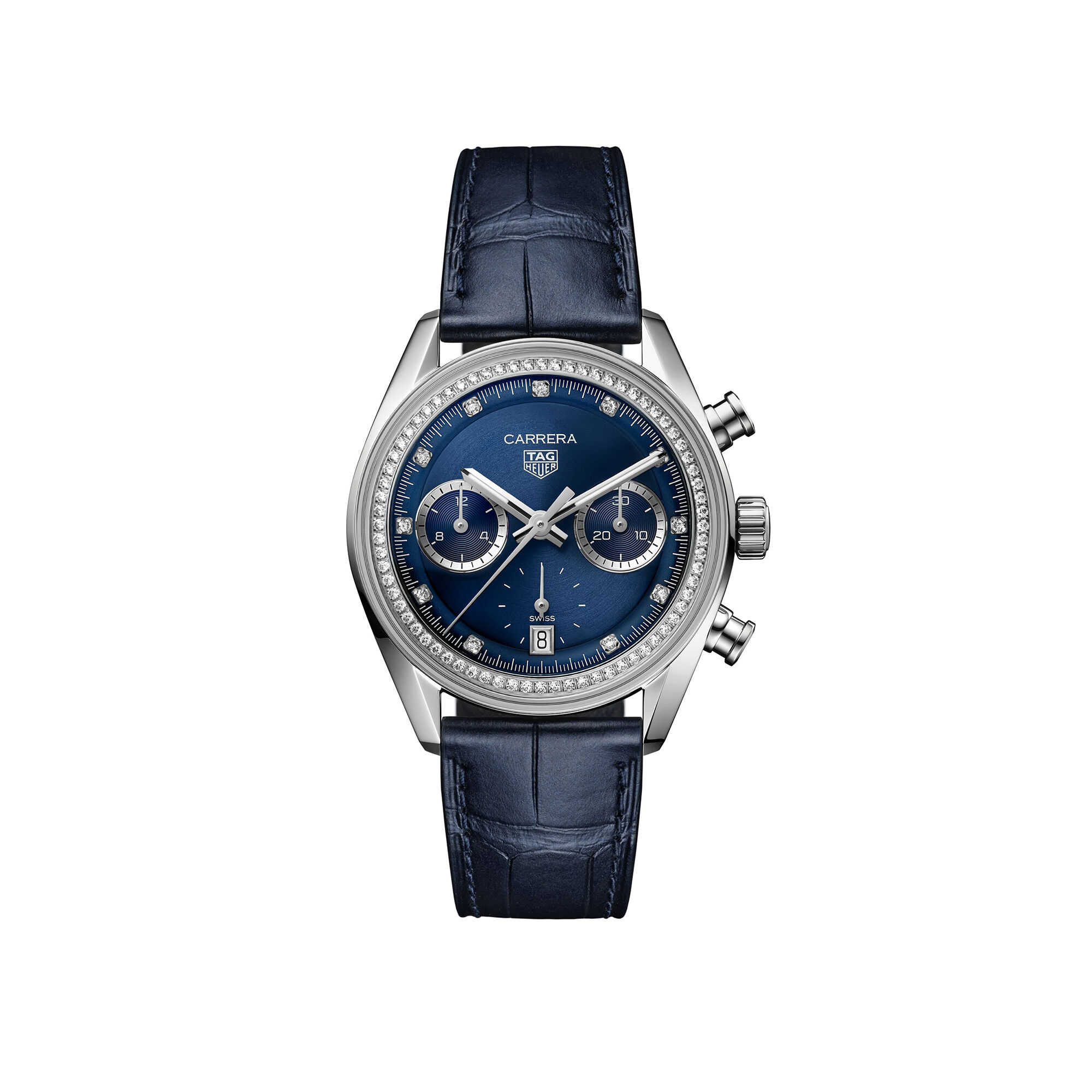TAG Heuer Carrera Chronograph Blue Dial Watch, 39mm