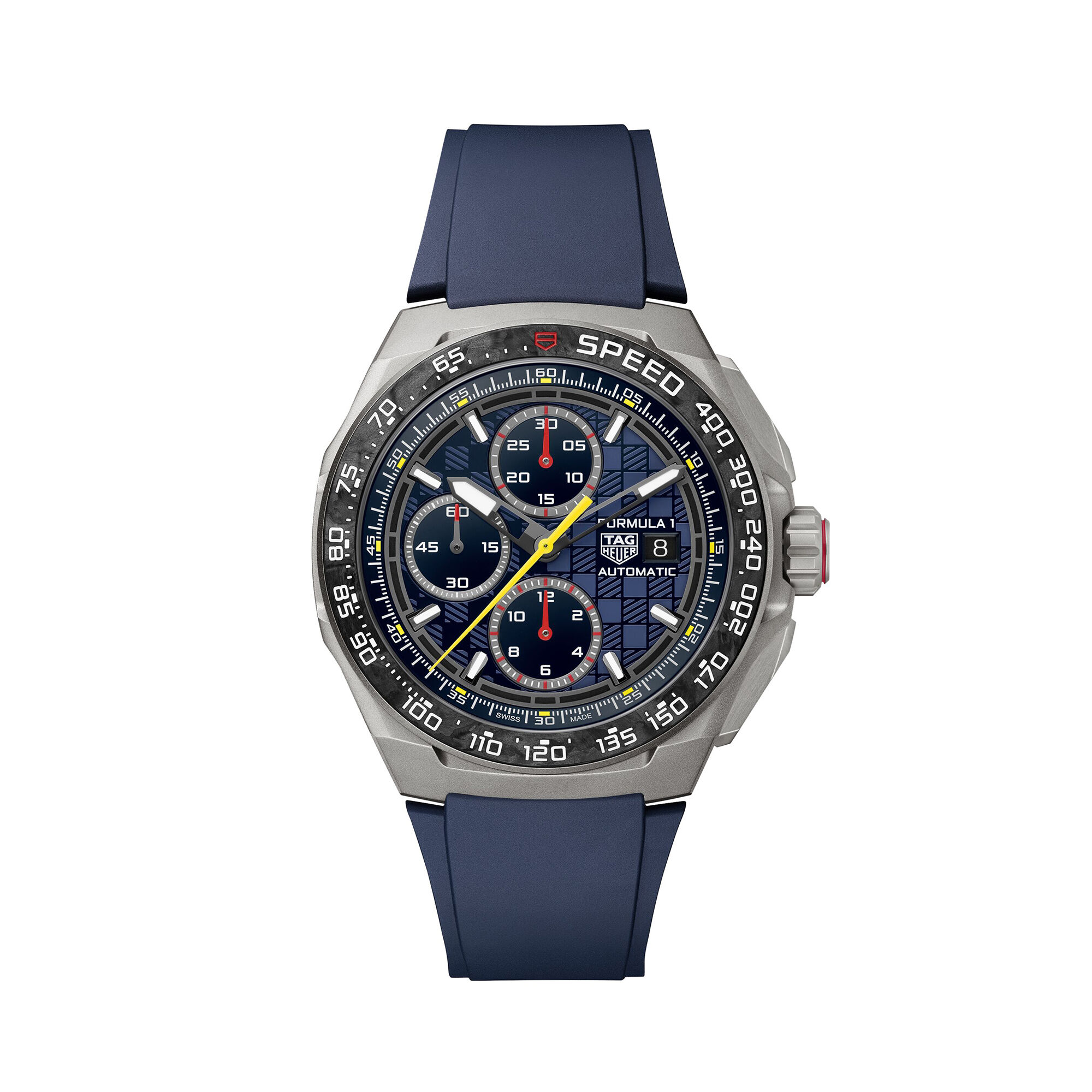 TAG Heuer Formula 1 Chronograph X Oracle Red Bull Racing Blue Dial Watch, 44mm