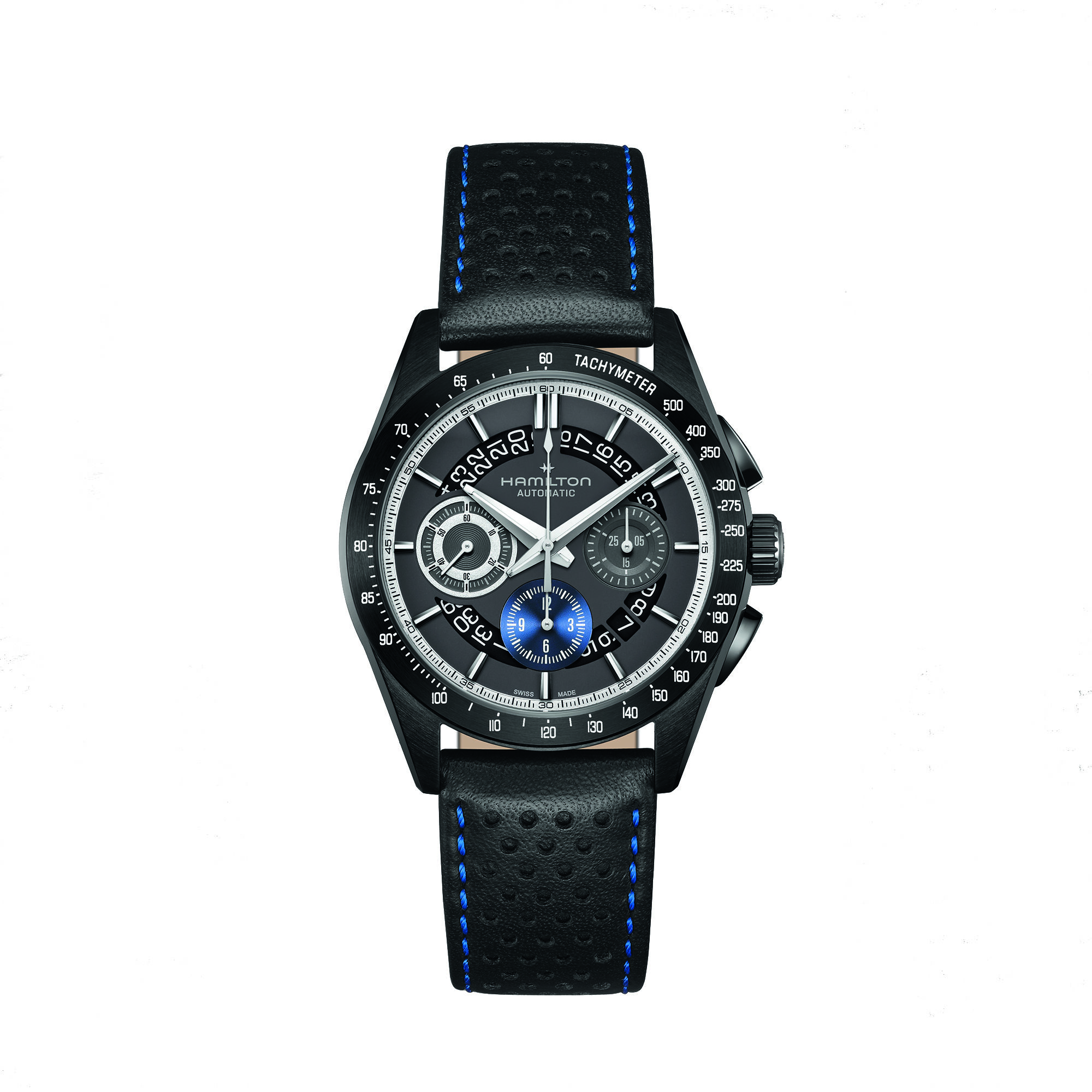 Hamilton Jazzmaster Performer Autochrono Watch Anthracite Dial, 42mm