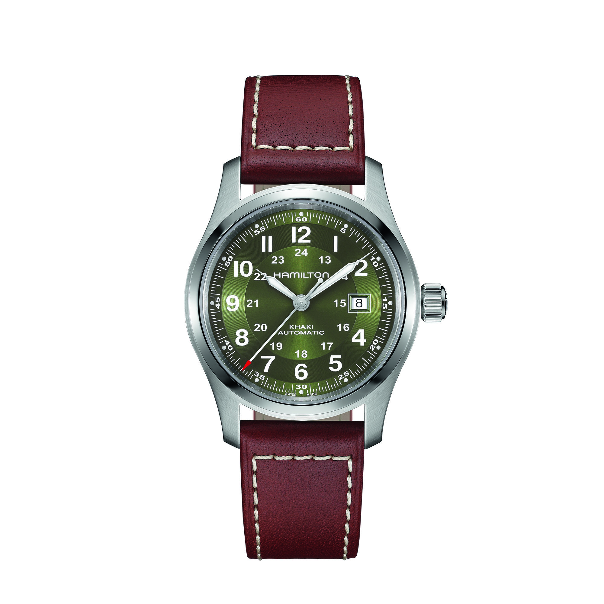 Hamilton Khaki Field Green Dial Watch, 42mm