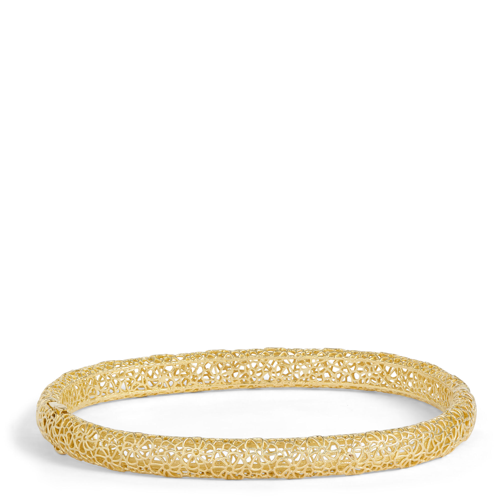 Toscano Ricami Bangle, 14k Yellow Gold
