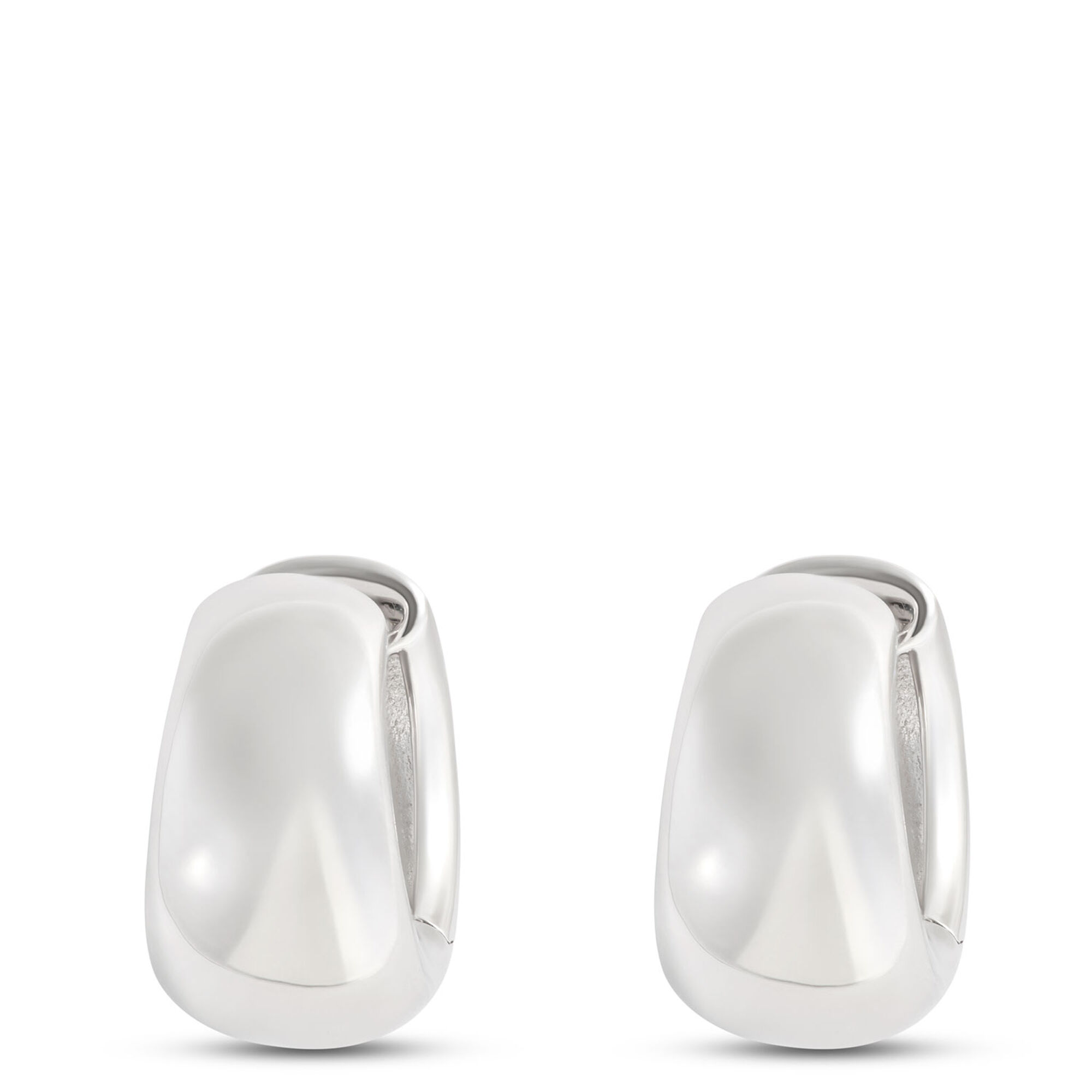 16.5MM Hoop Earrings, Sterling Silver