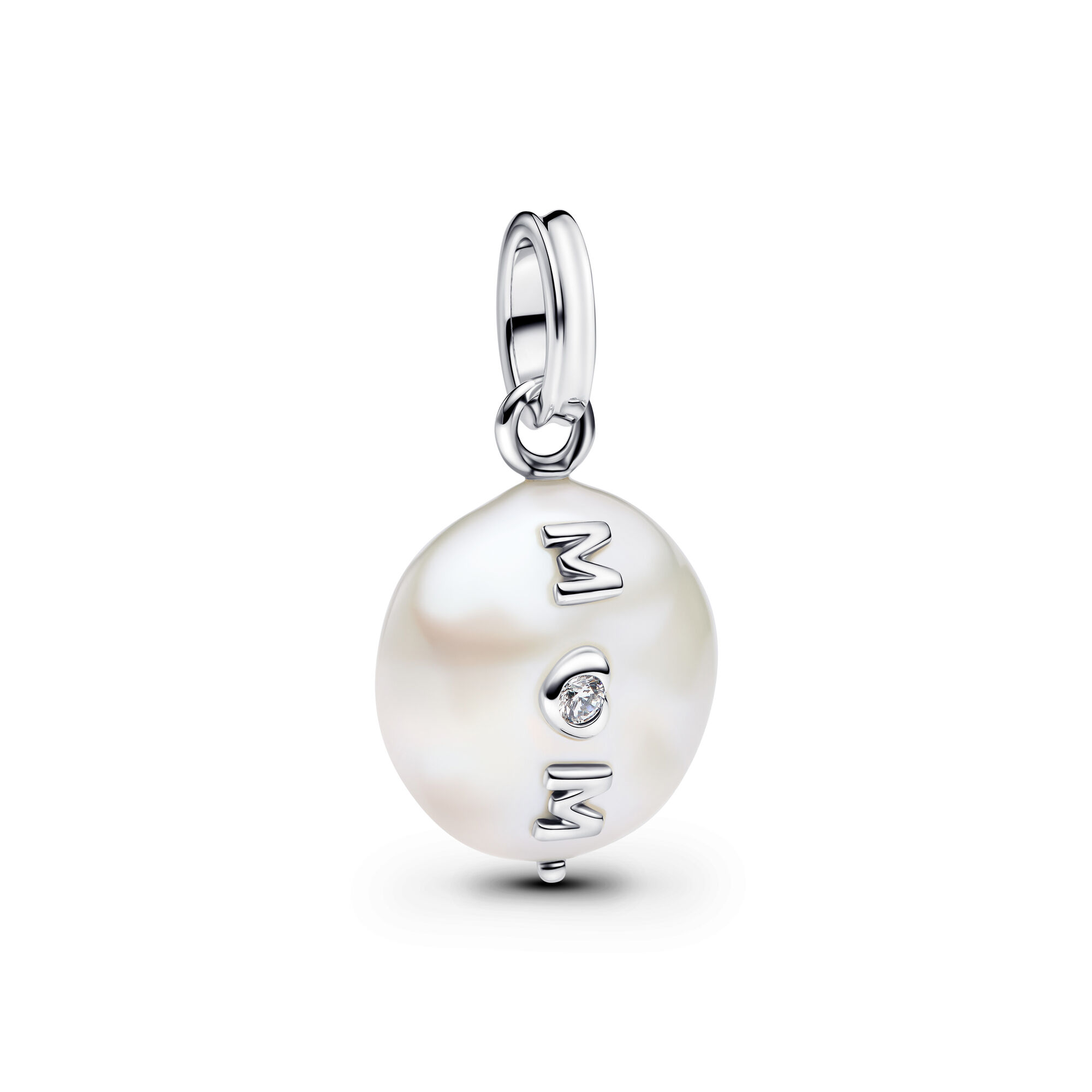 Pandora Treated Freshwater Cultured Baroque Pearl Mum Dangle Charm