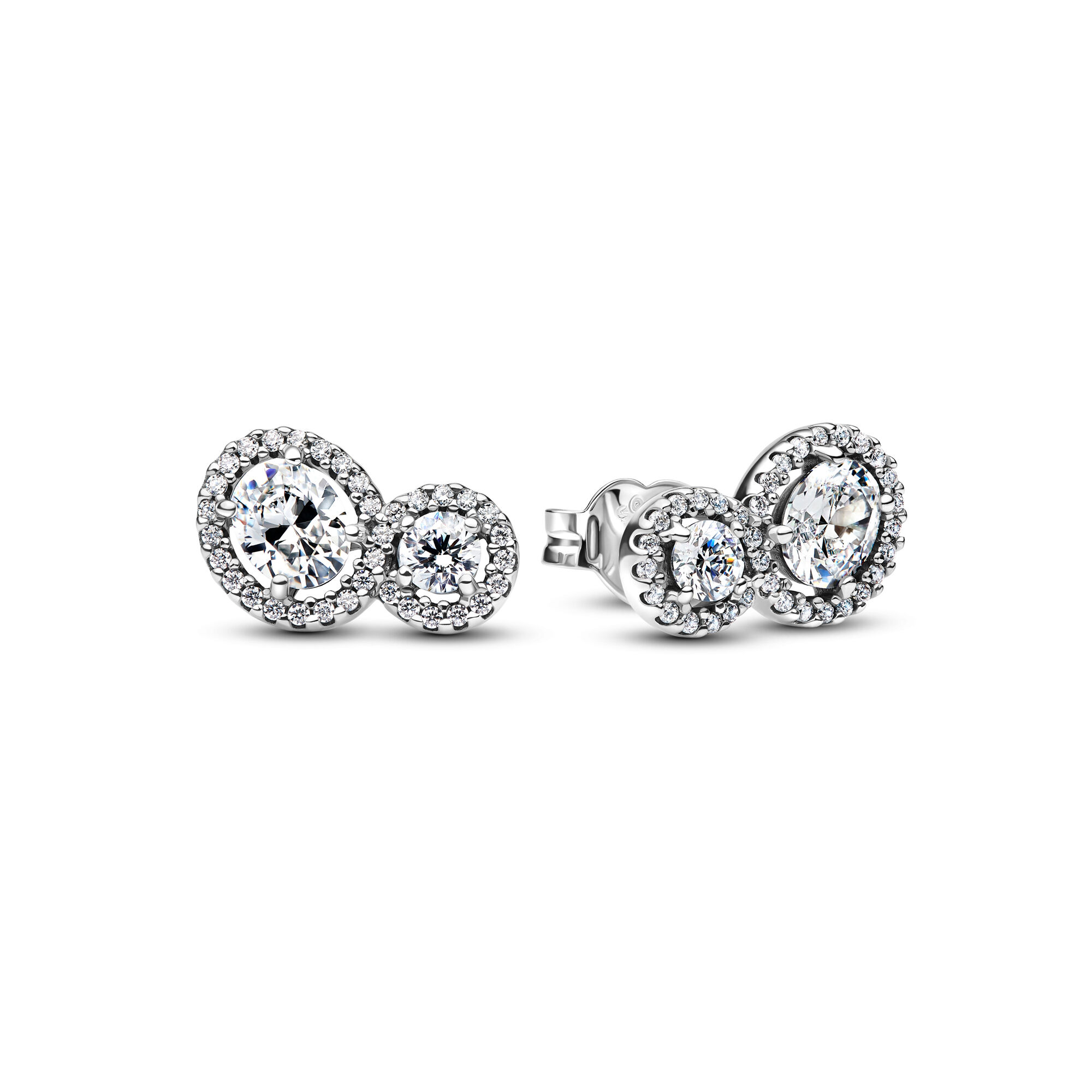 Pandora Embracing Halo Stud Earrings