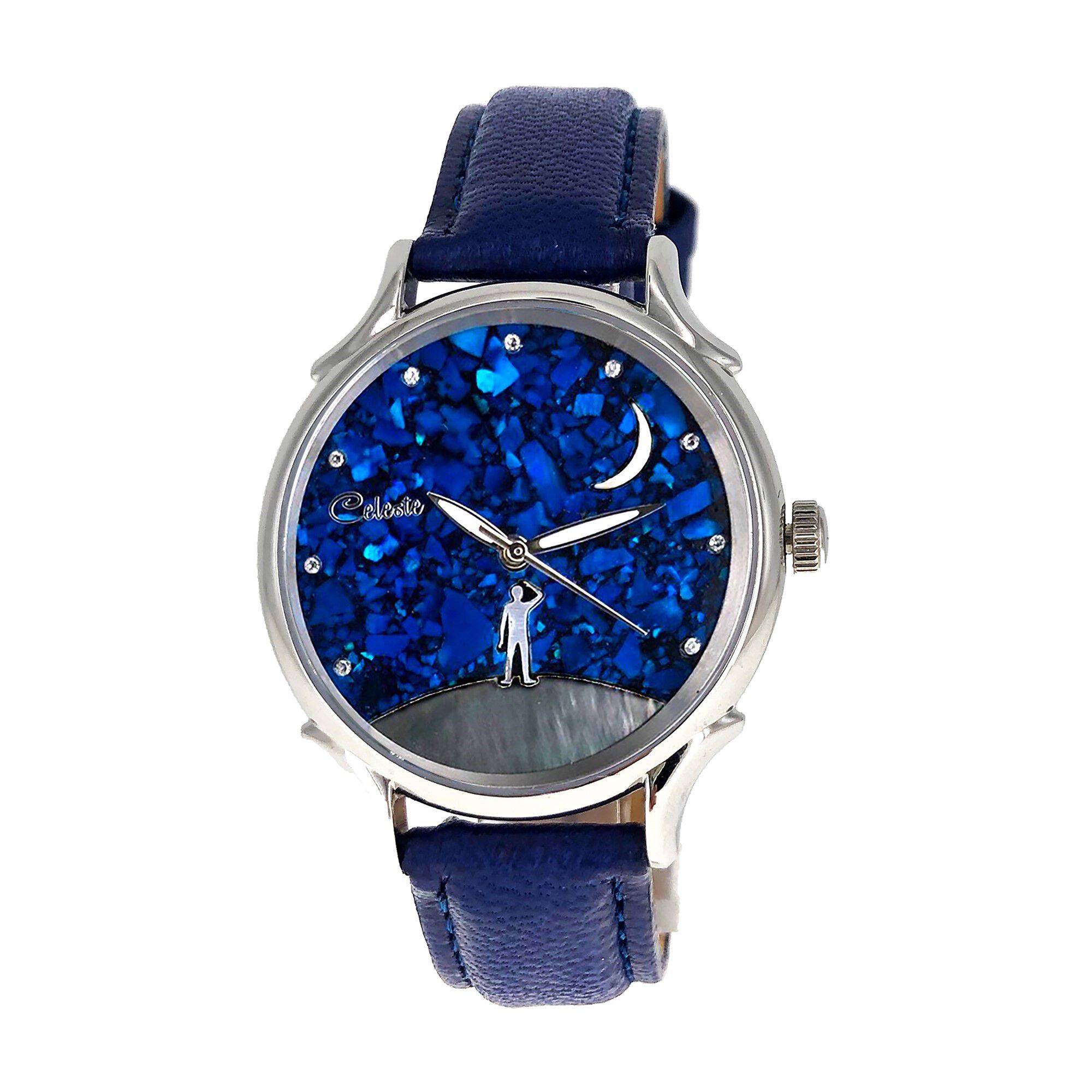 Celeste Stargazer Blue Dial Watch, 35mm