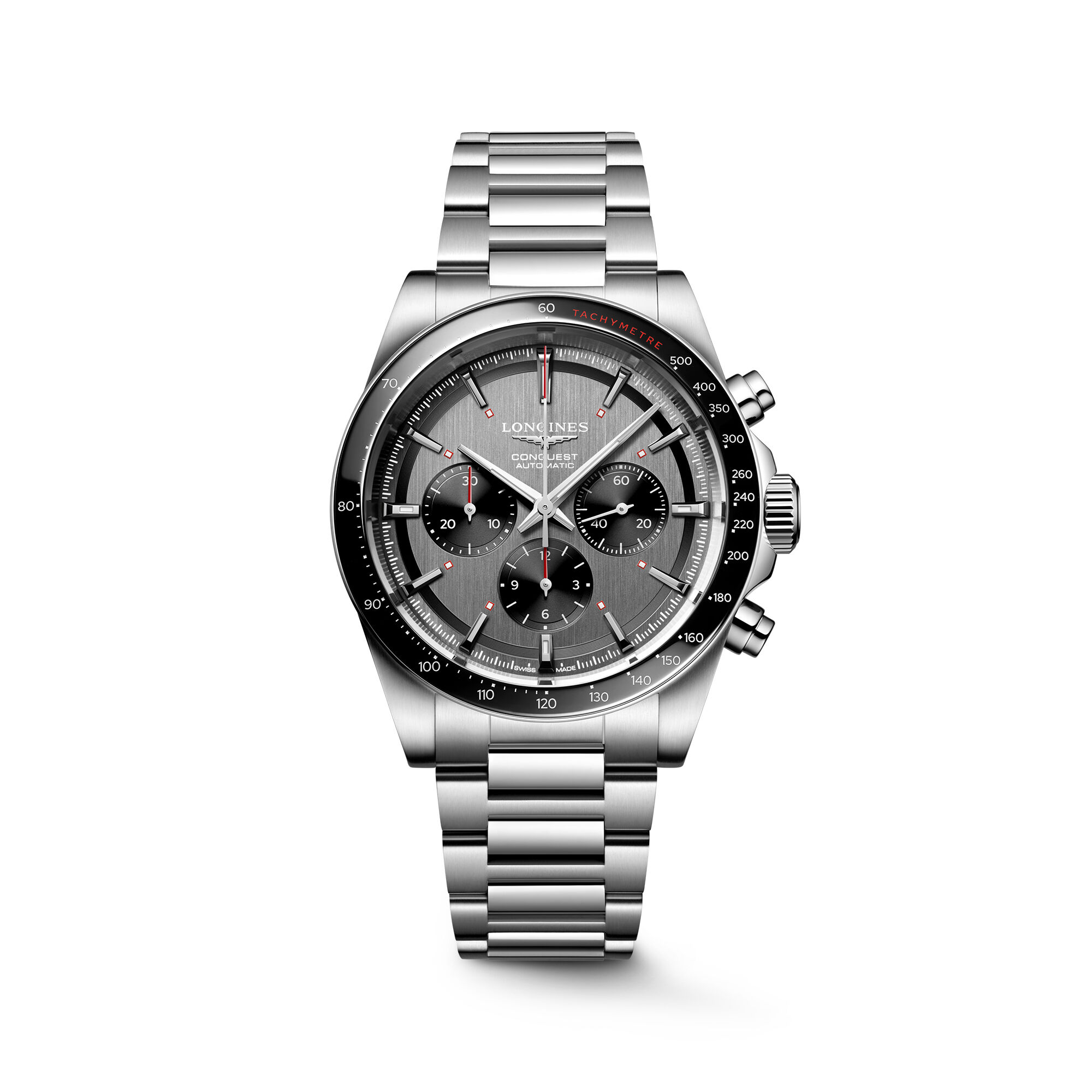 Longines Conquest Chrono Ski Edition Antracite Dial Watch, 42mm