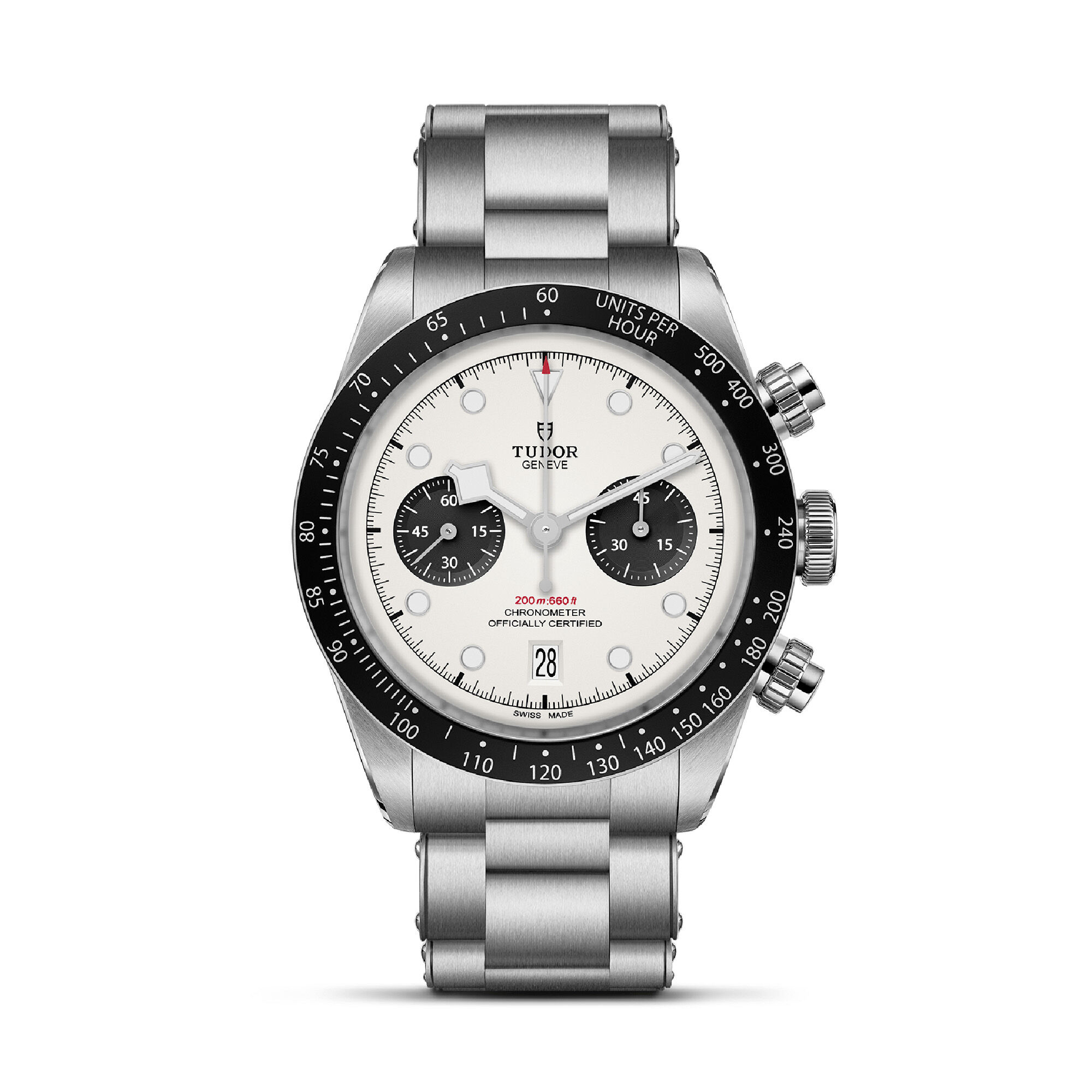 TUDOR Black Bay Chrono White Dial Watch, 41mm