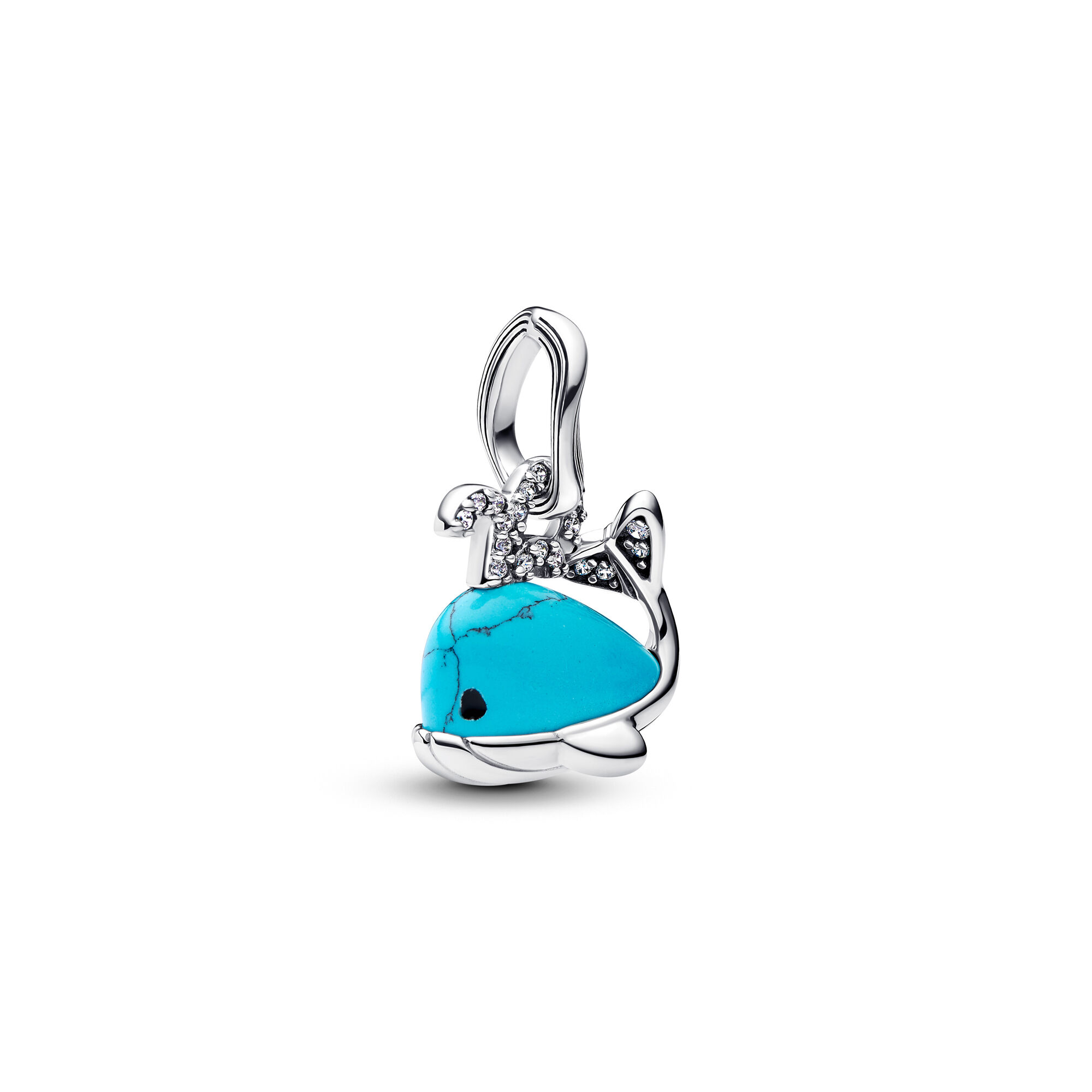 Pandora Turquoise-coloured Whale Dangle Charm