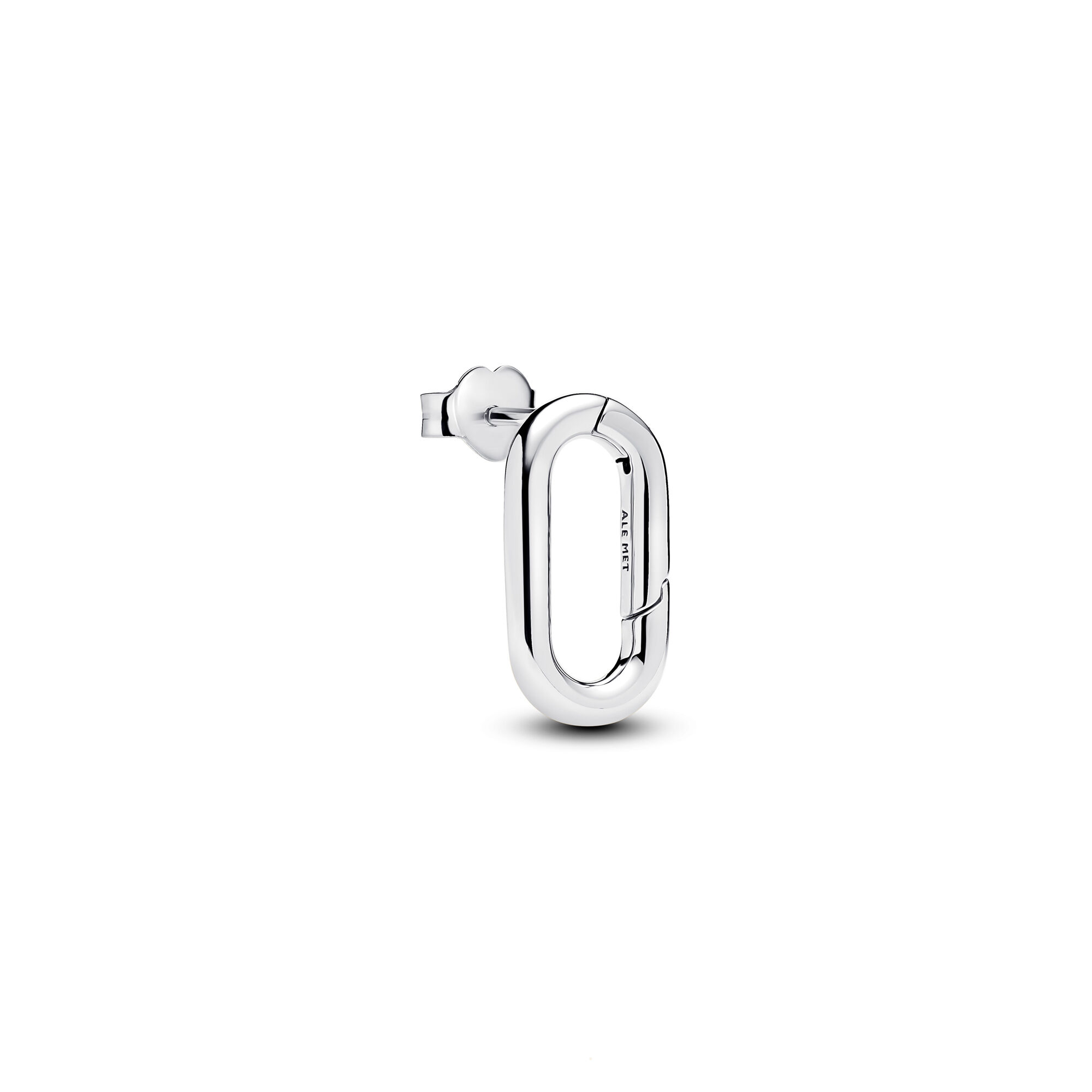 Pandora Sterling Silver Openable Link Stud Earring