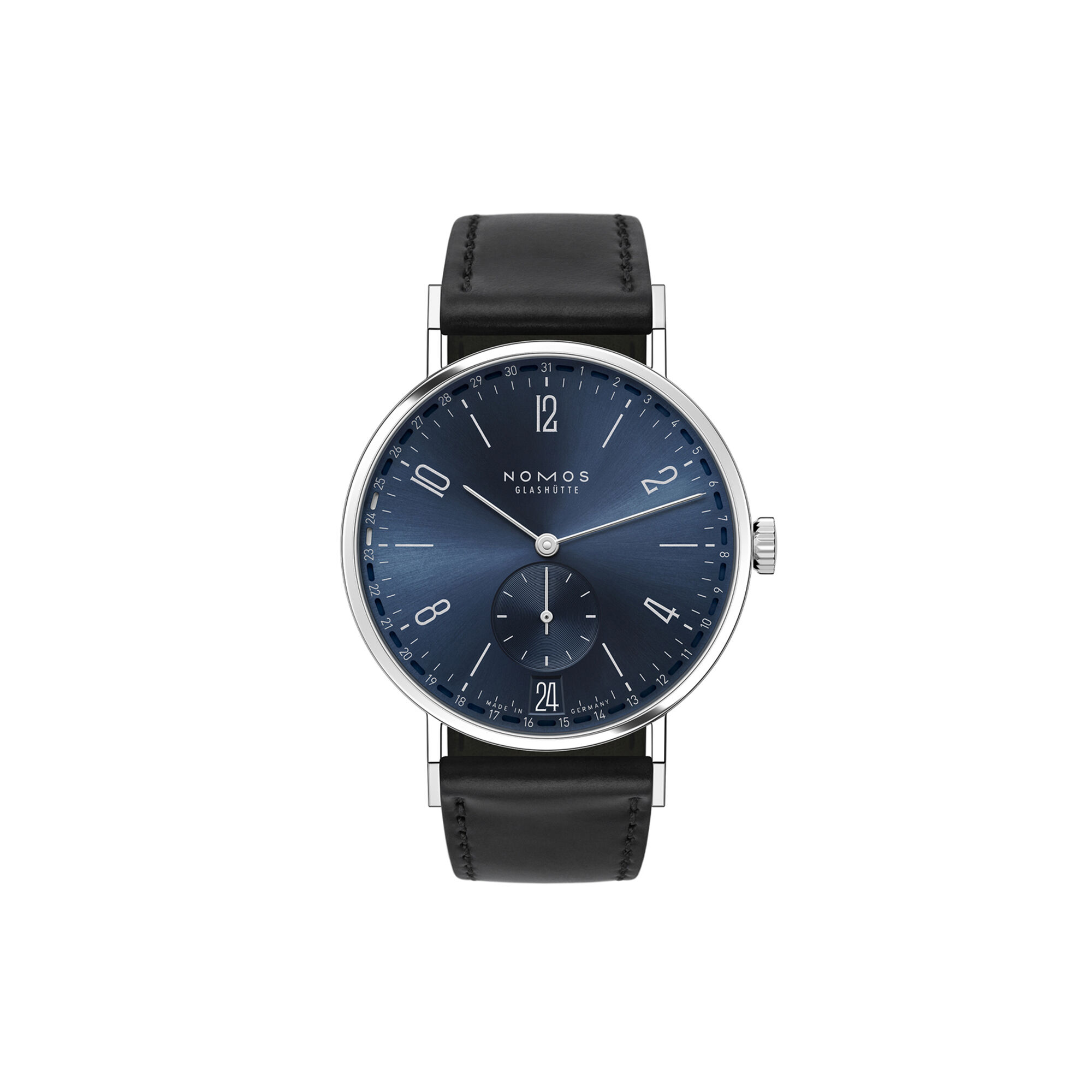 NOMOS Tangente 2Date Blue Dial Watch, 37.5mm