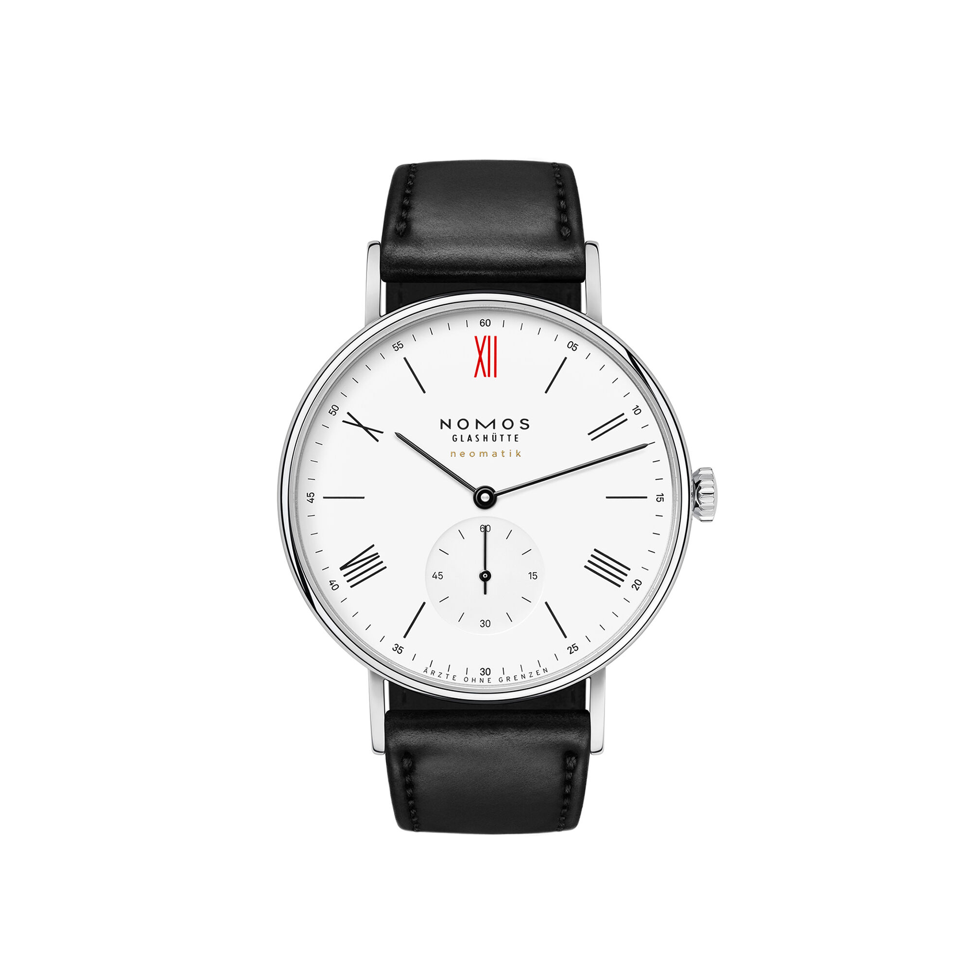 NOMOS Ludwig Neomatik 39 Ärzte ohne Grenzen White Dial Watch, 38.5mm