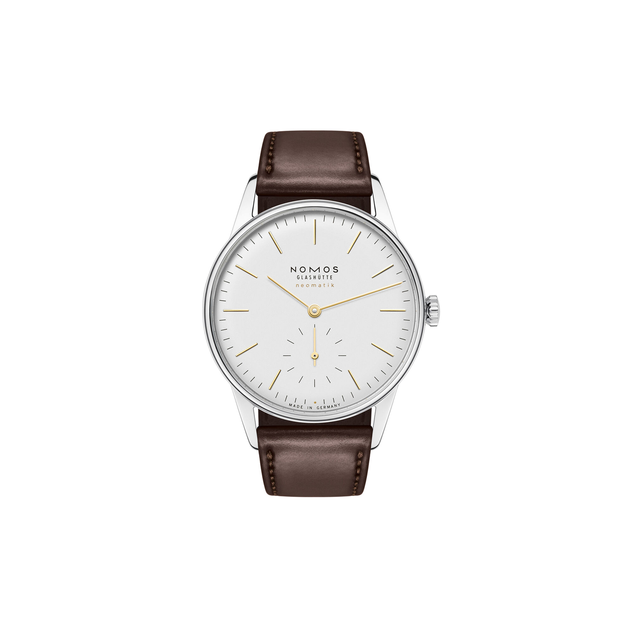 NOMOS Orion Neomatik Doré White Dial Watch, 36.4mm