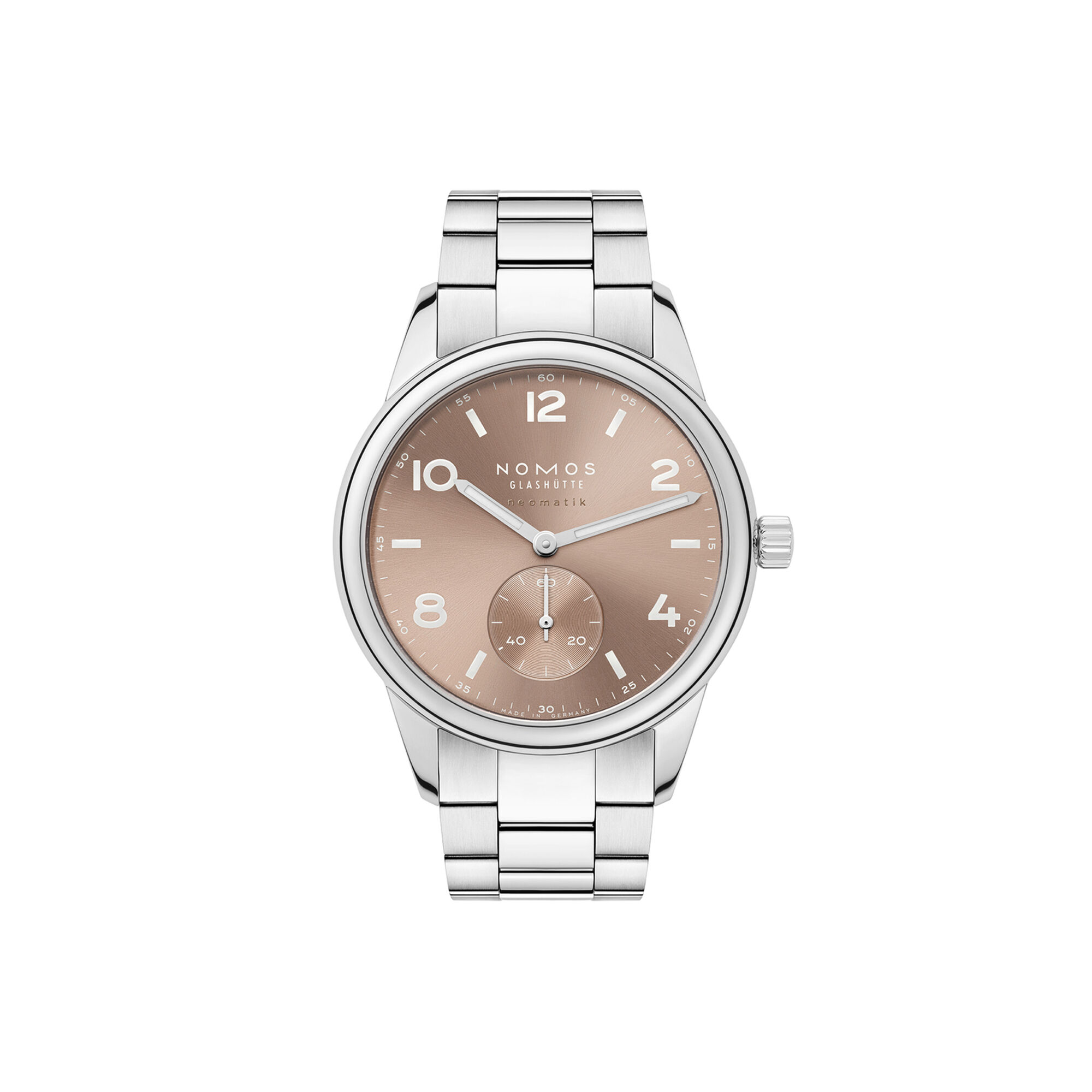 NOMOS Club Sport Neomatik 39 Ember Beige Gold Dial Watch, 39.5mm