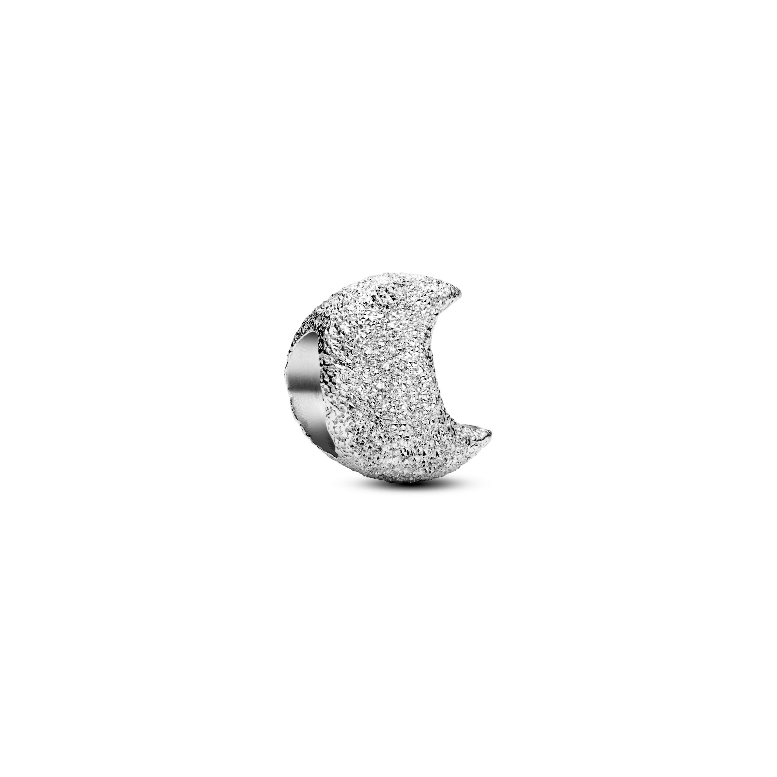 Pandora Textured Moon Mini Charm