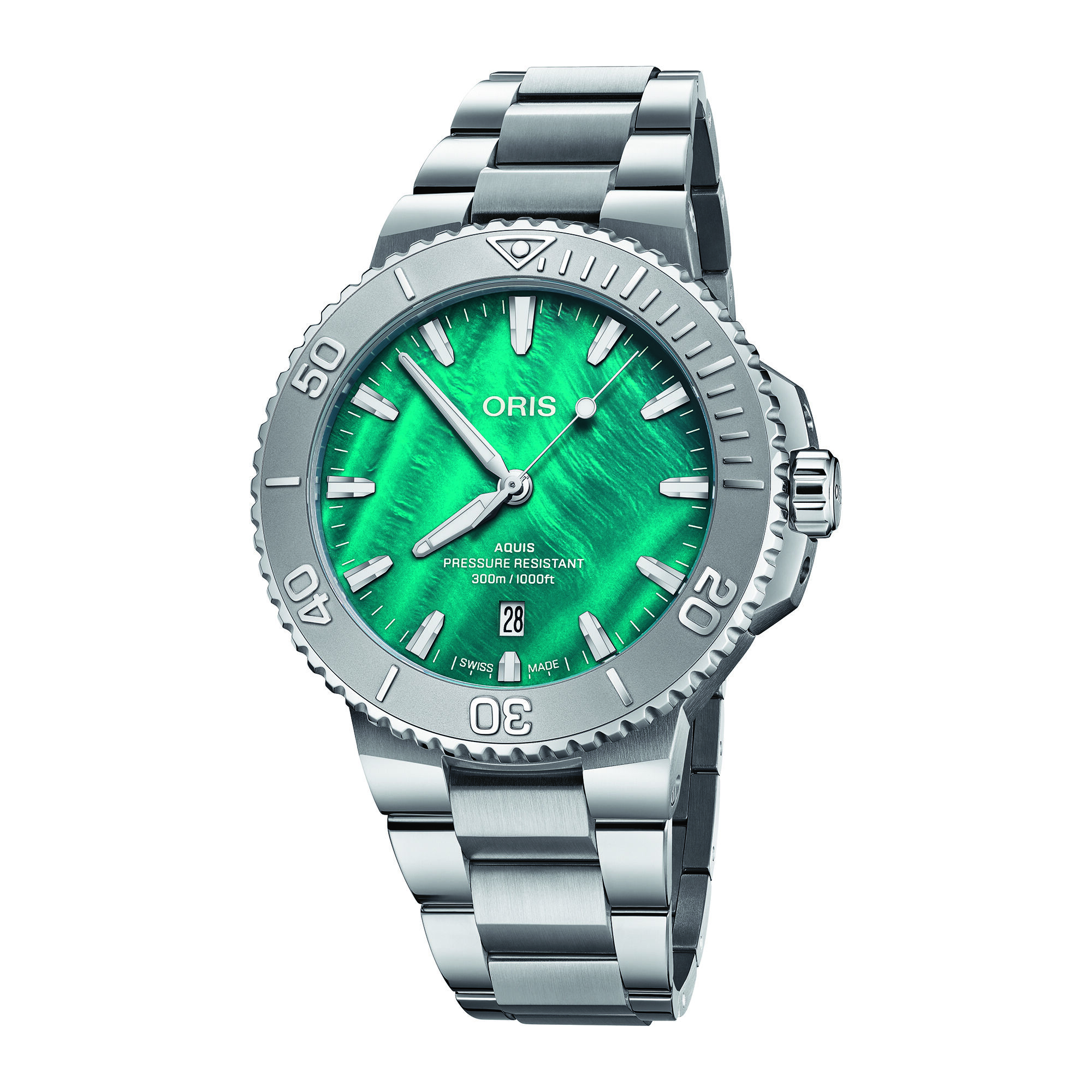 Oris Aquis New York Harbor Limited Edition II Aqua Green Dial Watch, 43.5mm