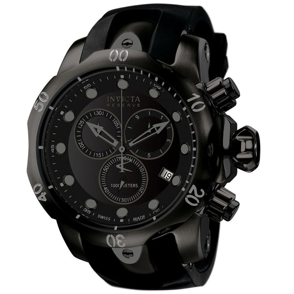 Invicta Men's 6051 Venom Reserve Black Polyurethane Watch