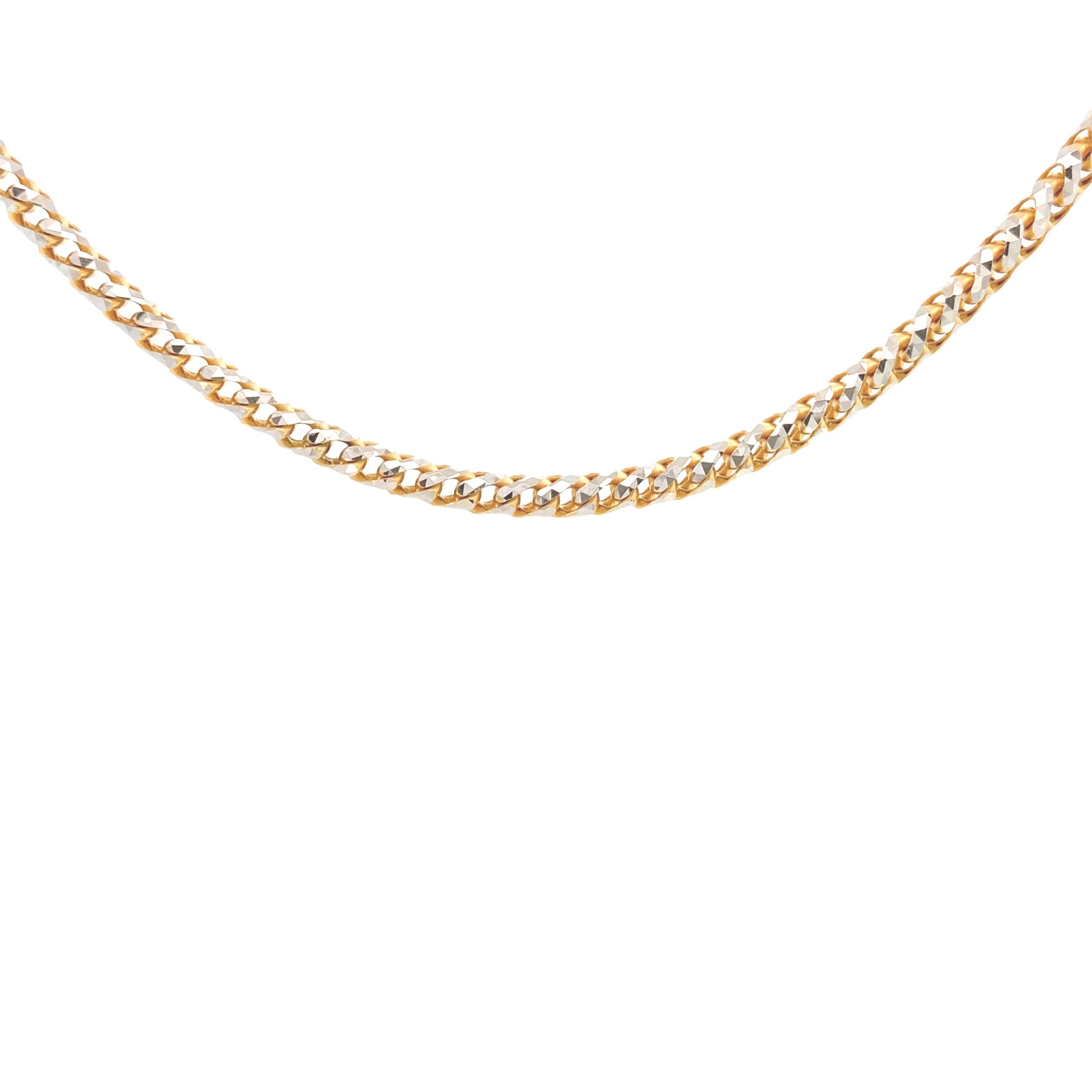 14K Gold 2/t Franco Chain