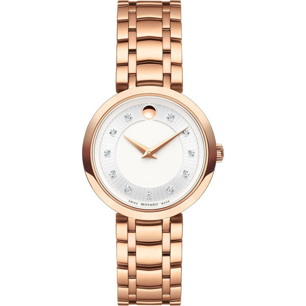 Movado Women's 607100 1881 Rose Gold-Tone Stainless Steel Watch