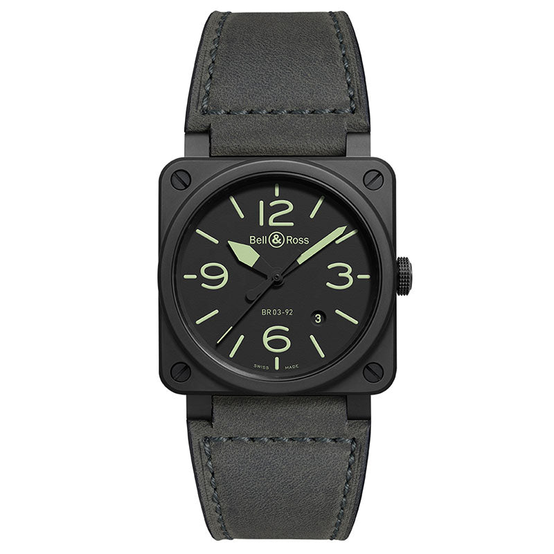 Bell & Ross BR 03-92 Nightlum - BR0392-BL3-CE-SCA