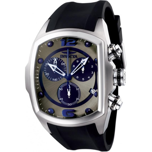 Invicta Men's 6101 Lupah Revolution Chronograph Black Polyurethane Watch