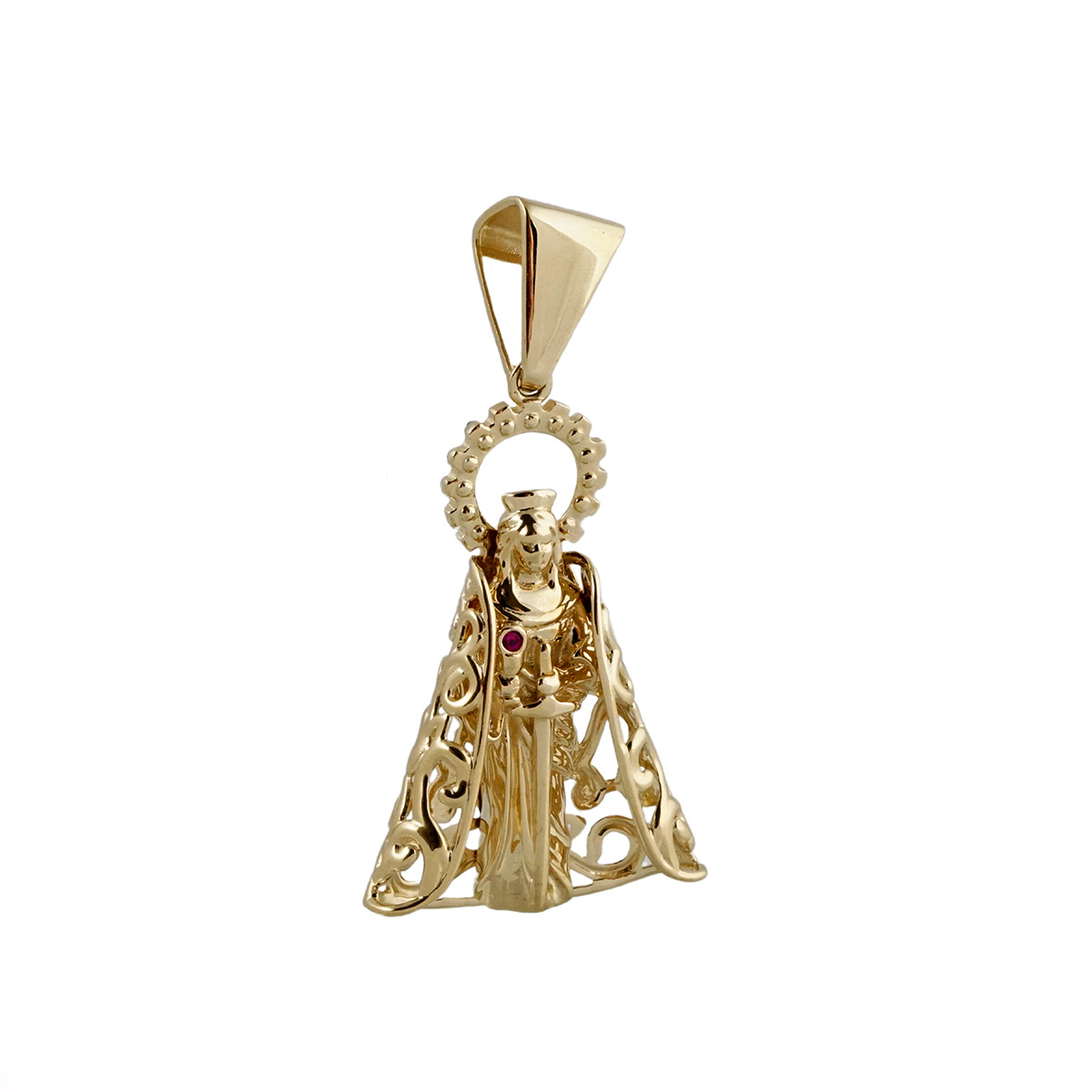 14k Gold Santa Barbara Pendant