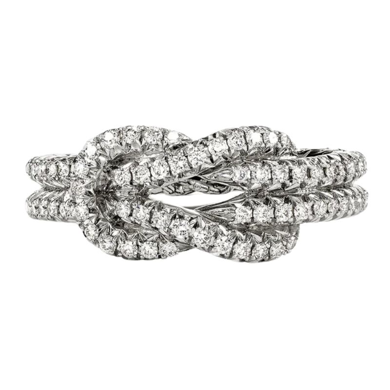 JOHN HARDY Diamond Love Knot Ring