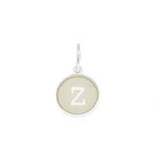 Letter Z Etching Charm (Silver)