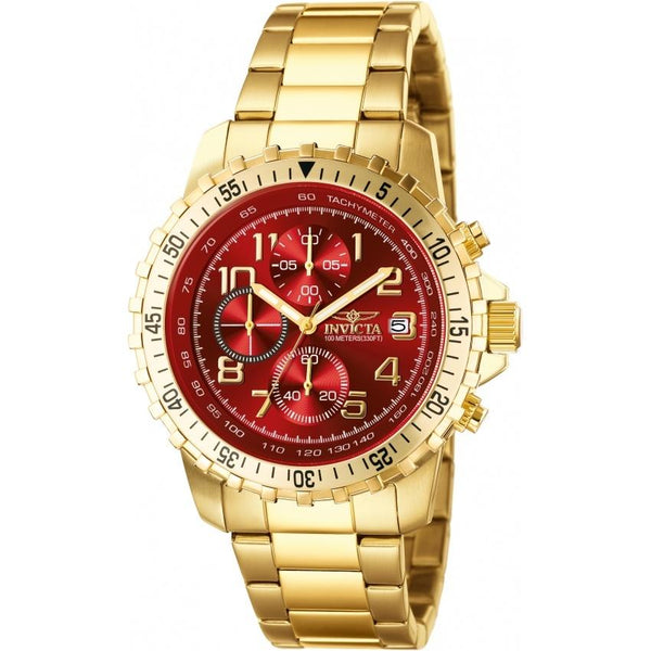 Invicta Men's 6400 Specialty Multi-Function Gold-tone Stainless Steel Watch